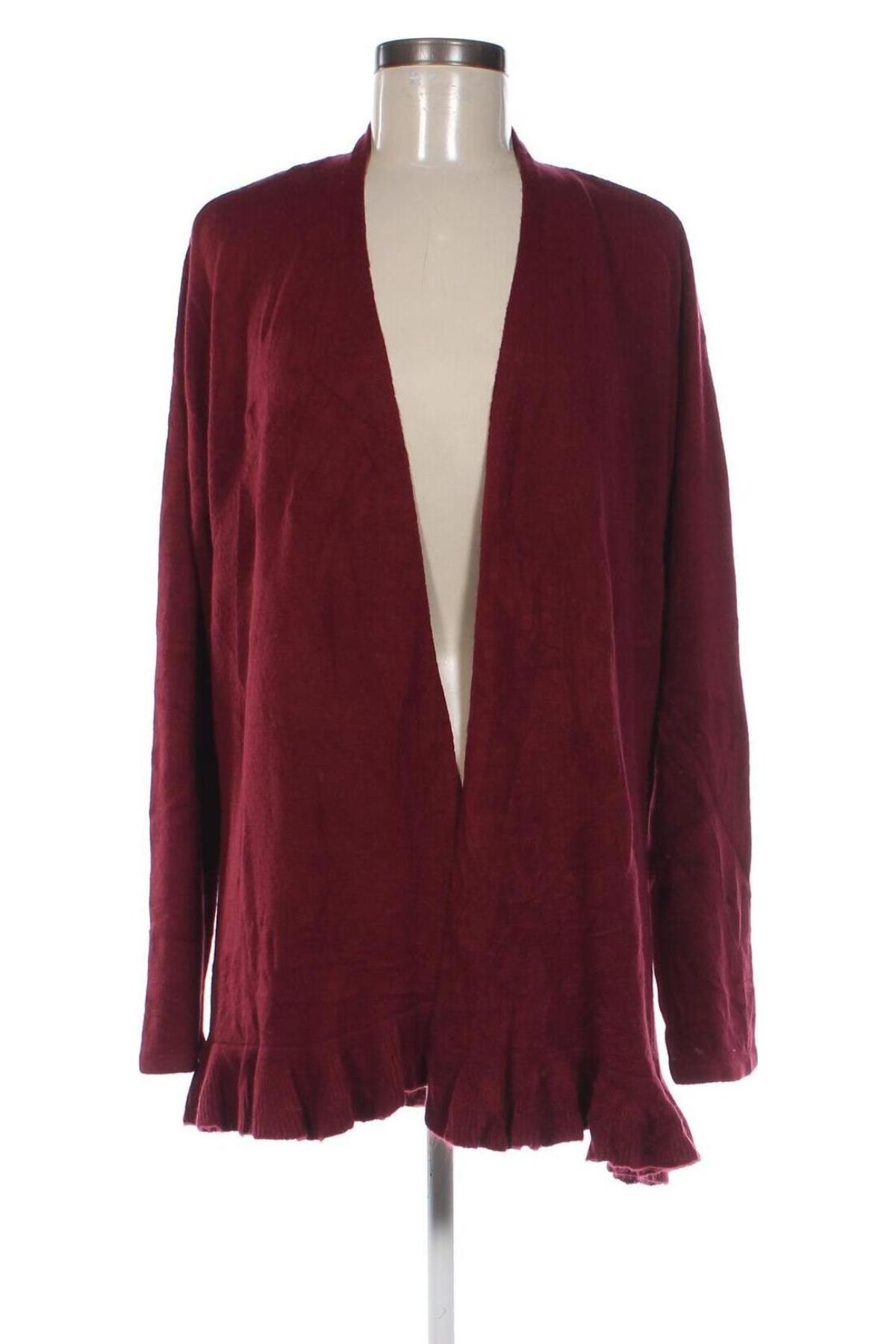 Damen Strickjacke Karen Scott, Größe XXL, Farbe Rot, Preis € 20,49