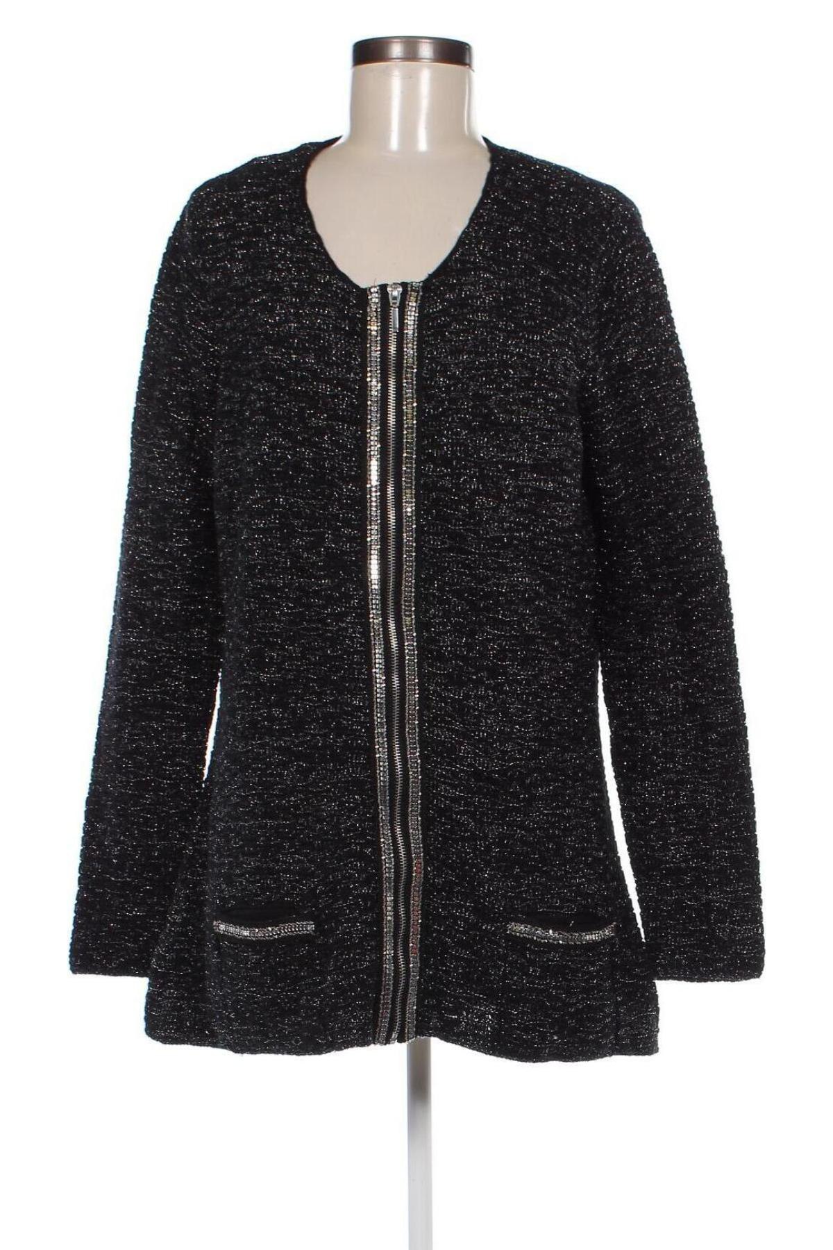 Damen Strickjacke Laura Clement, Größe XXL, Farbe Mehrfarbig, Preis € 12,99