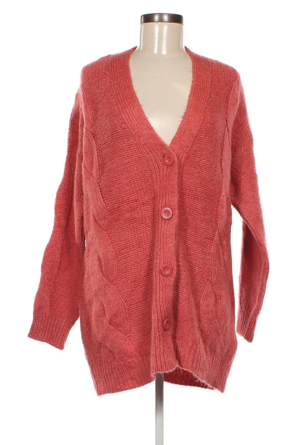 Damen Strickjacke Laura Torelli, Größe M, Farbe Rosa, Preis € 20,49