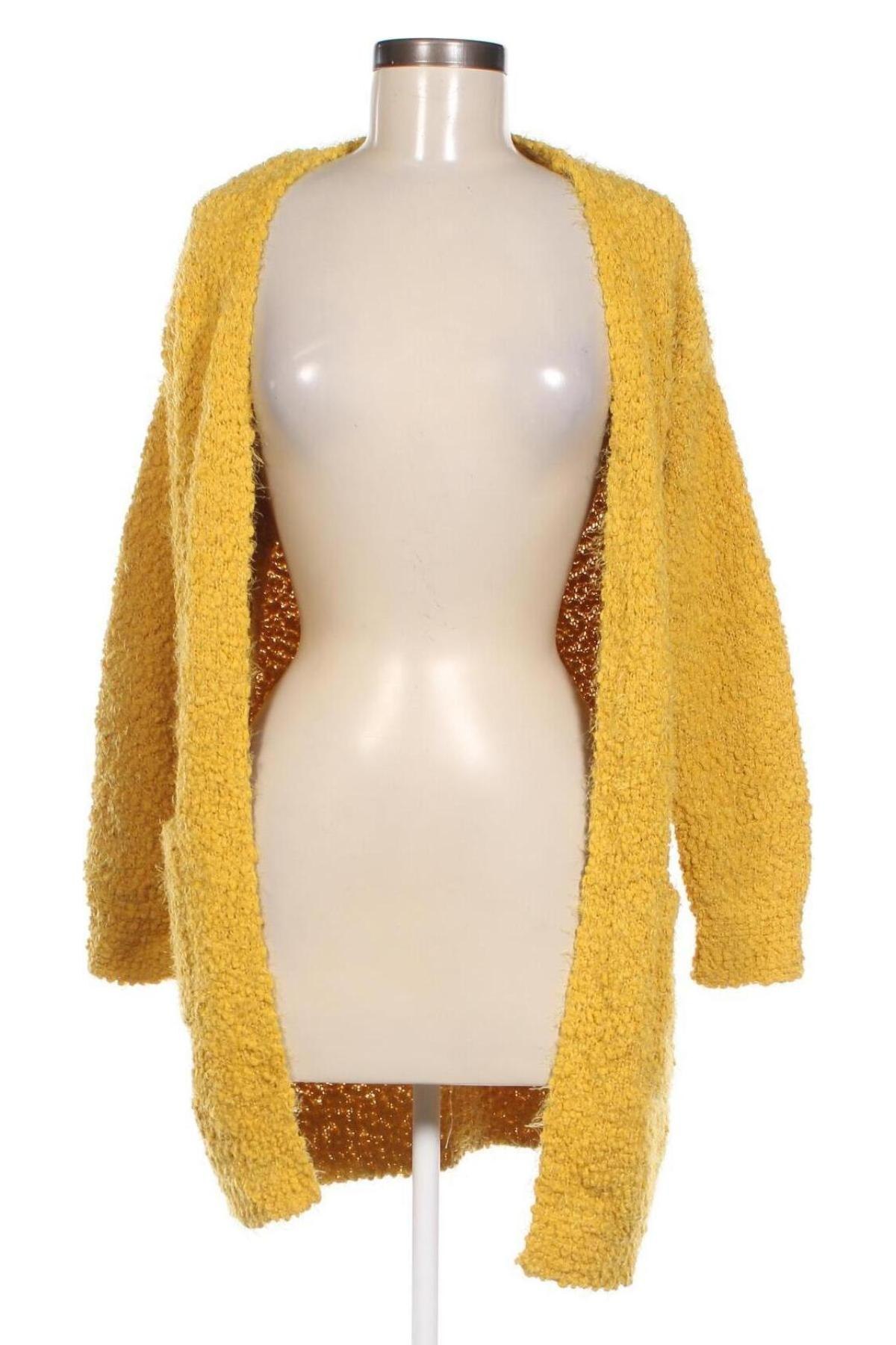 Cardigan de damă Love Tree, Mărime S, Culoare Galben, Preț 43,99 Lei