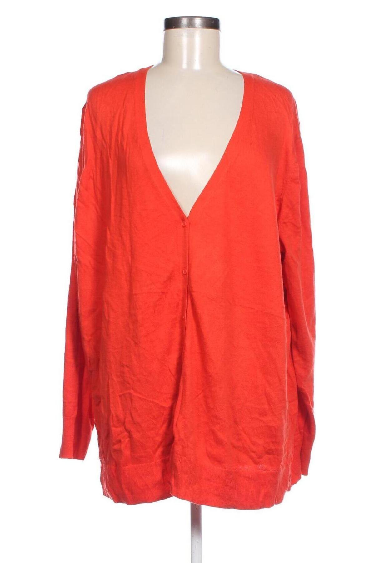 Damen Strickjacke Old Navy, Größe 3XL, Farbe Orange, Preis 14,99 €