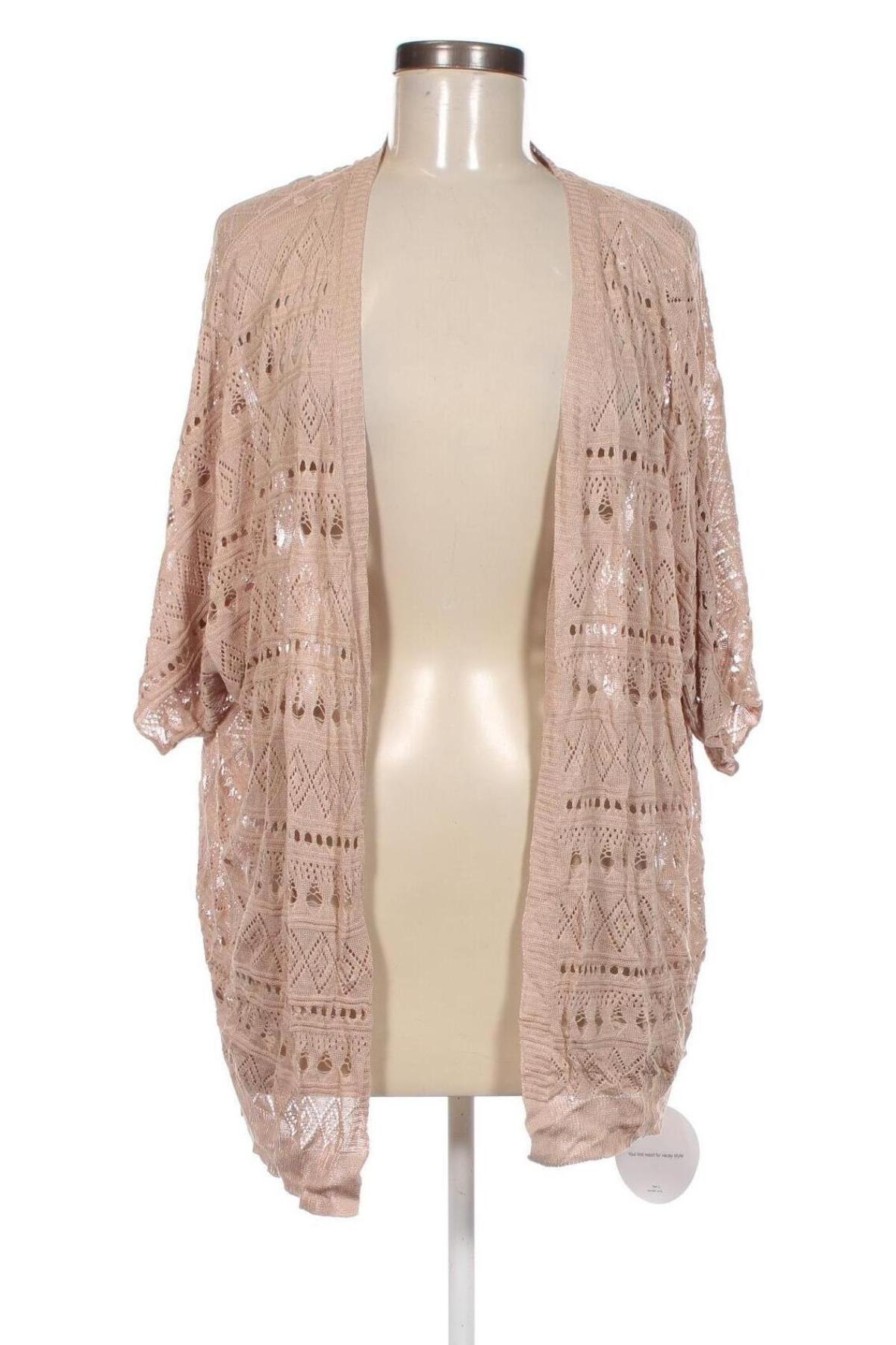 Cardigan de damă SHEIN, Mărime XL, Culoare Bej, Preț 151,99 Lei