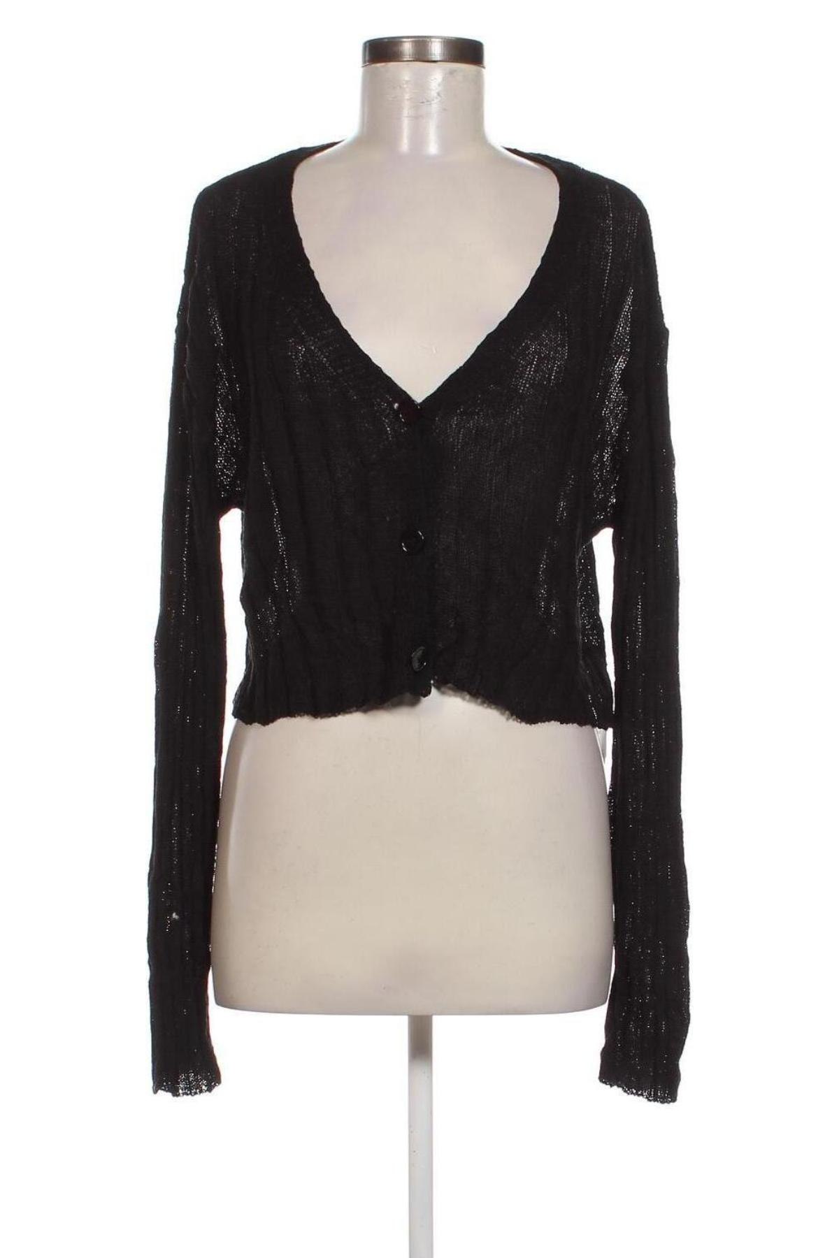 Cardigan de damă SHEIN, Mărime M, Culoare Negru, Preț 38,99 Lei