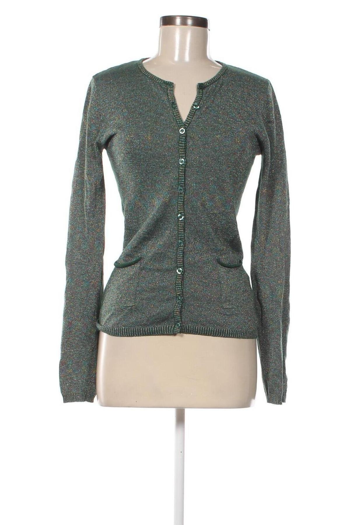 Damen Strickjacke Saint Tropez, Größe M, Farbe Grün, Preis 28,99 €