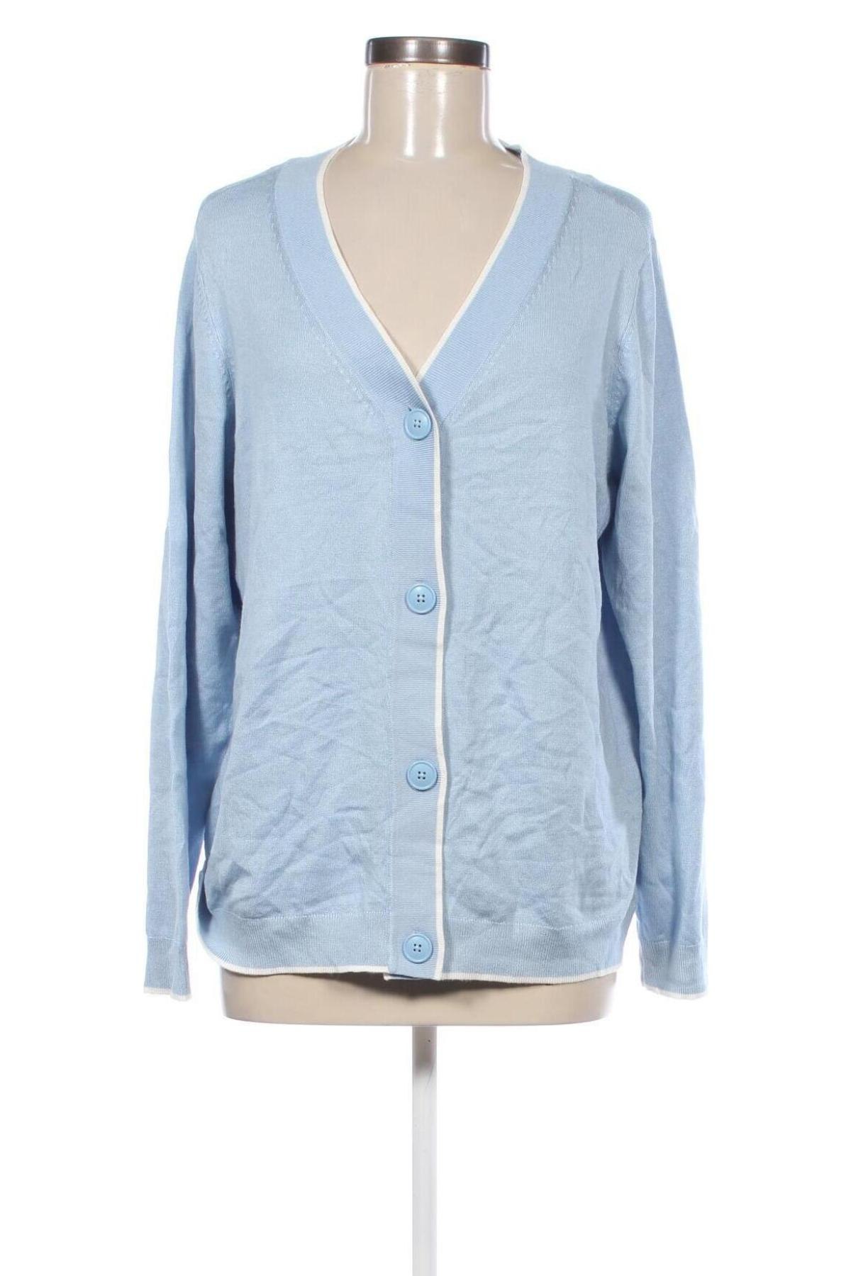 Damen Strickjacke Steilmann, Größe L, Farbe Blau, Preis 6,99 €