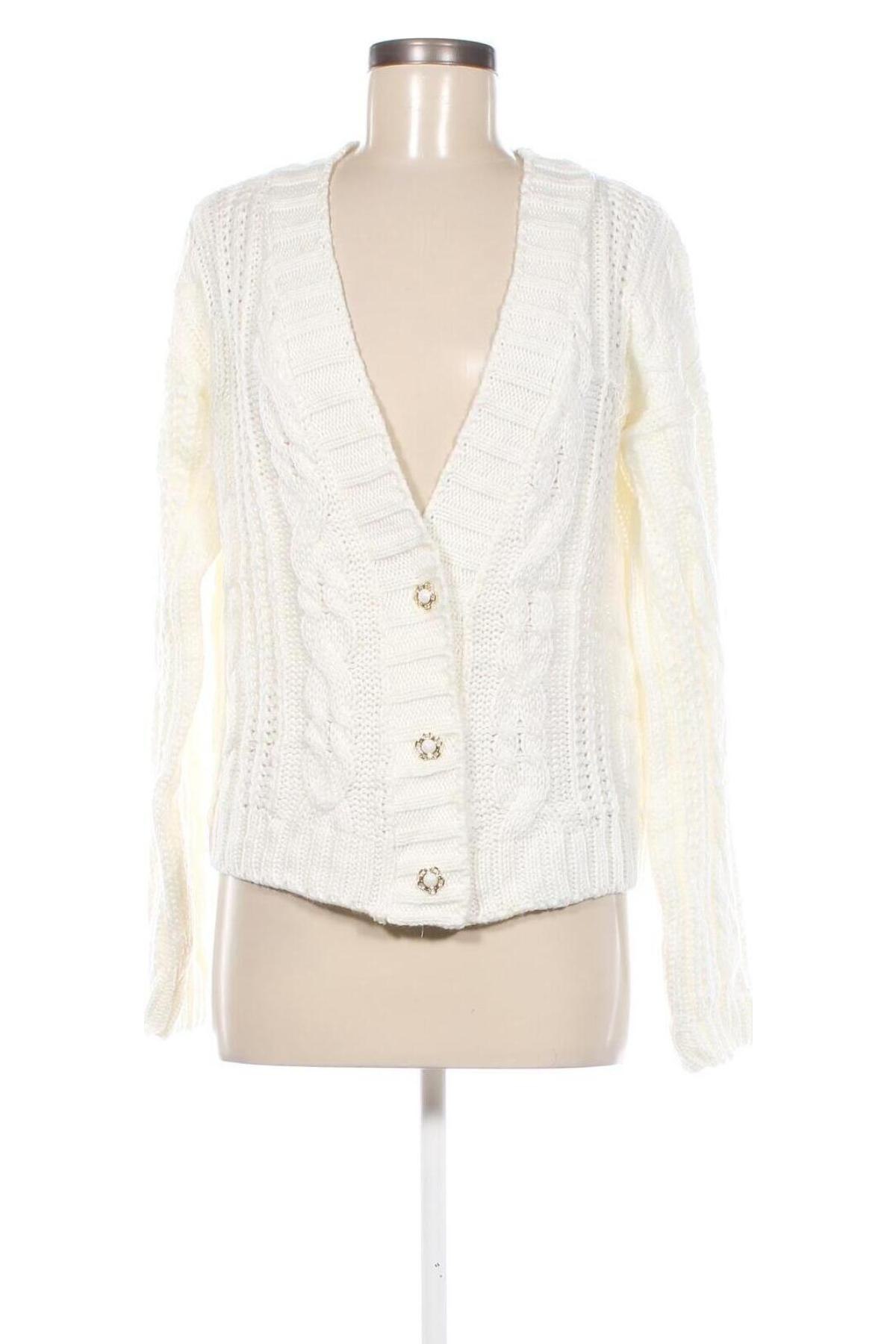 Cardigan de damă Varlesca, Mărime XXL, Culoare Alb, Preț 134,99 Lei