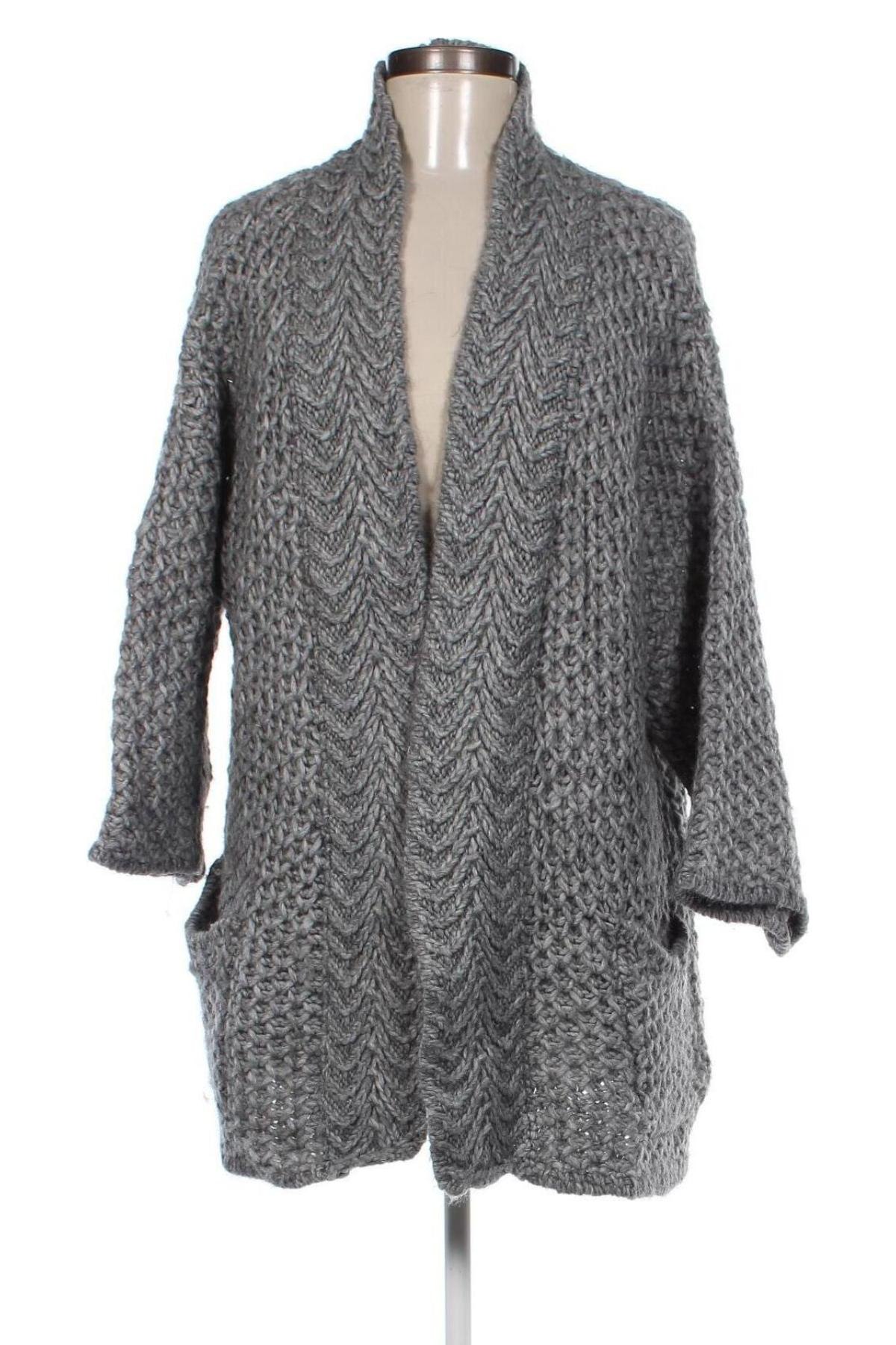 Dámsky kardigán Zara Knitwear, Veľkosť M, Farba Sivá, Cena  7,45 €