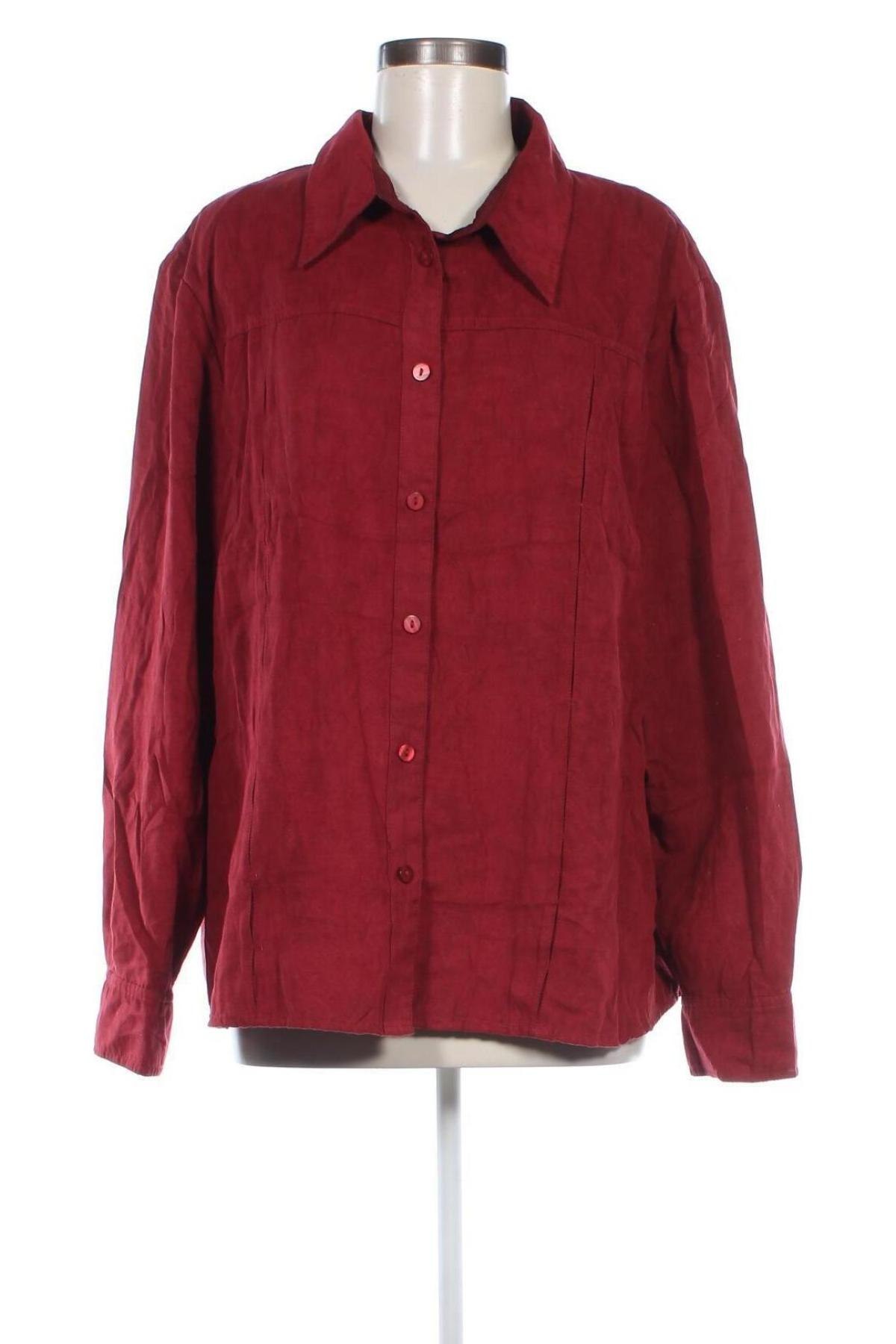 Damenbluse Laura Plus, Größe XXL, Farbe Rot, Preis € 12,99