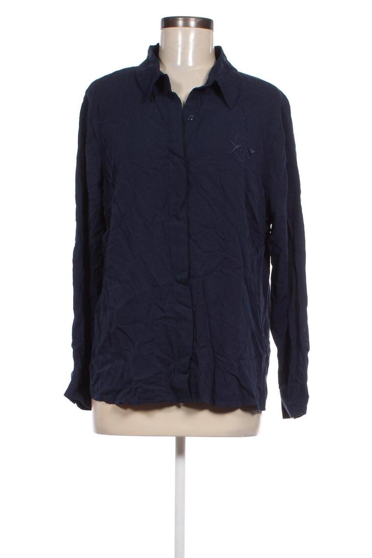 Damenbluse Via Cortesa, Größe L, Farbe Blau, Preis € 8,49