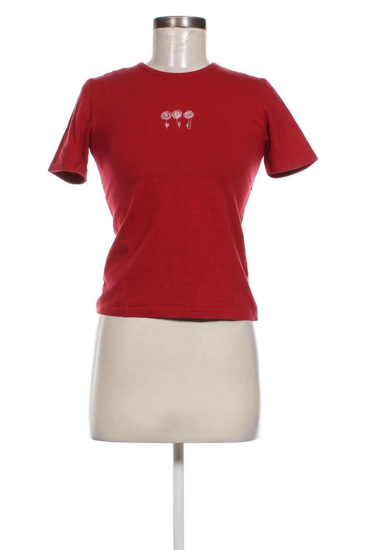 Damen T-Shirt Authentic Clothing Company, Größe M, Farbe Rot, Preis € 5,49