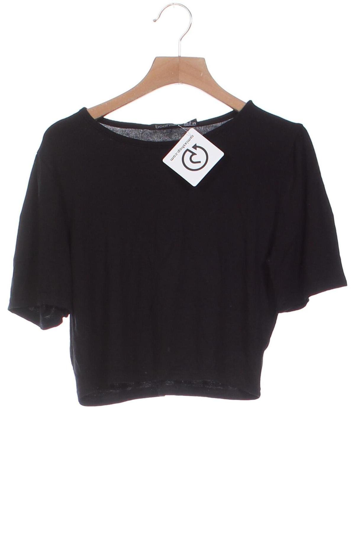 Damen T-Shirt Boohoo, Größe XS, Farbe Schwarz, Preis € 4,99