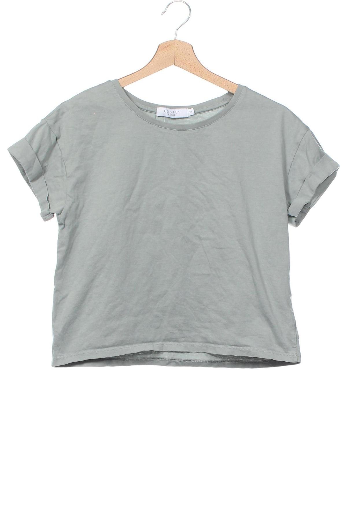 Γυναικείο t-shirt Costes, Μέγεθος XS, Χρώμα Πράσινο, Τιμή 5,99 €