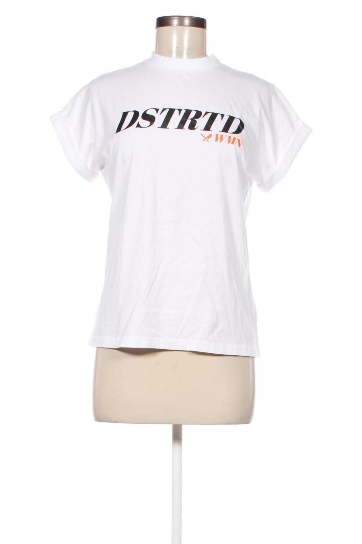 Γυναικείο t-shirt Distorted people, Μέγεθος S, Χρώμα Λευκό, Τιμή 27,49 €