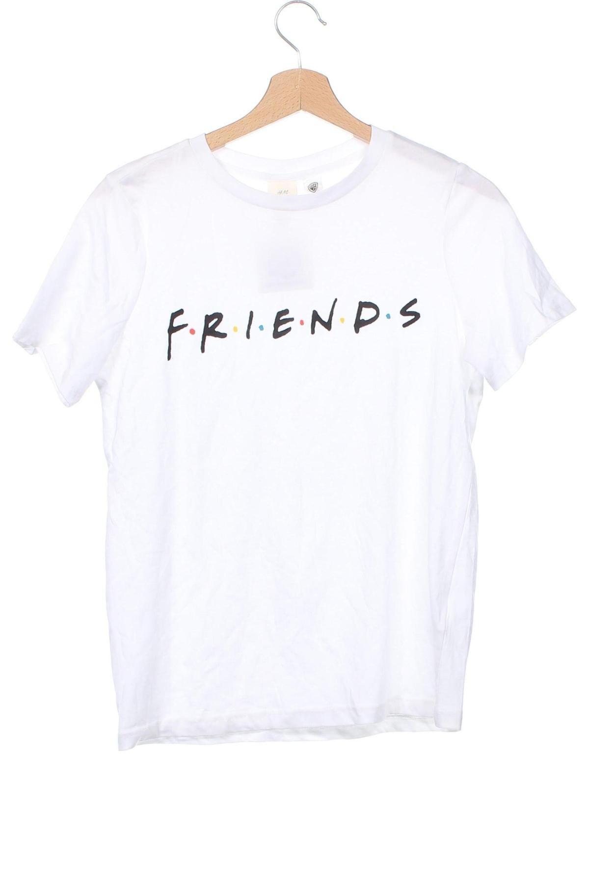 Tricou de femei H&M L.O.G.G., Mărime XS, Culoare Alb, Preț 22,99 Lei