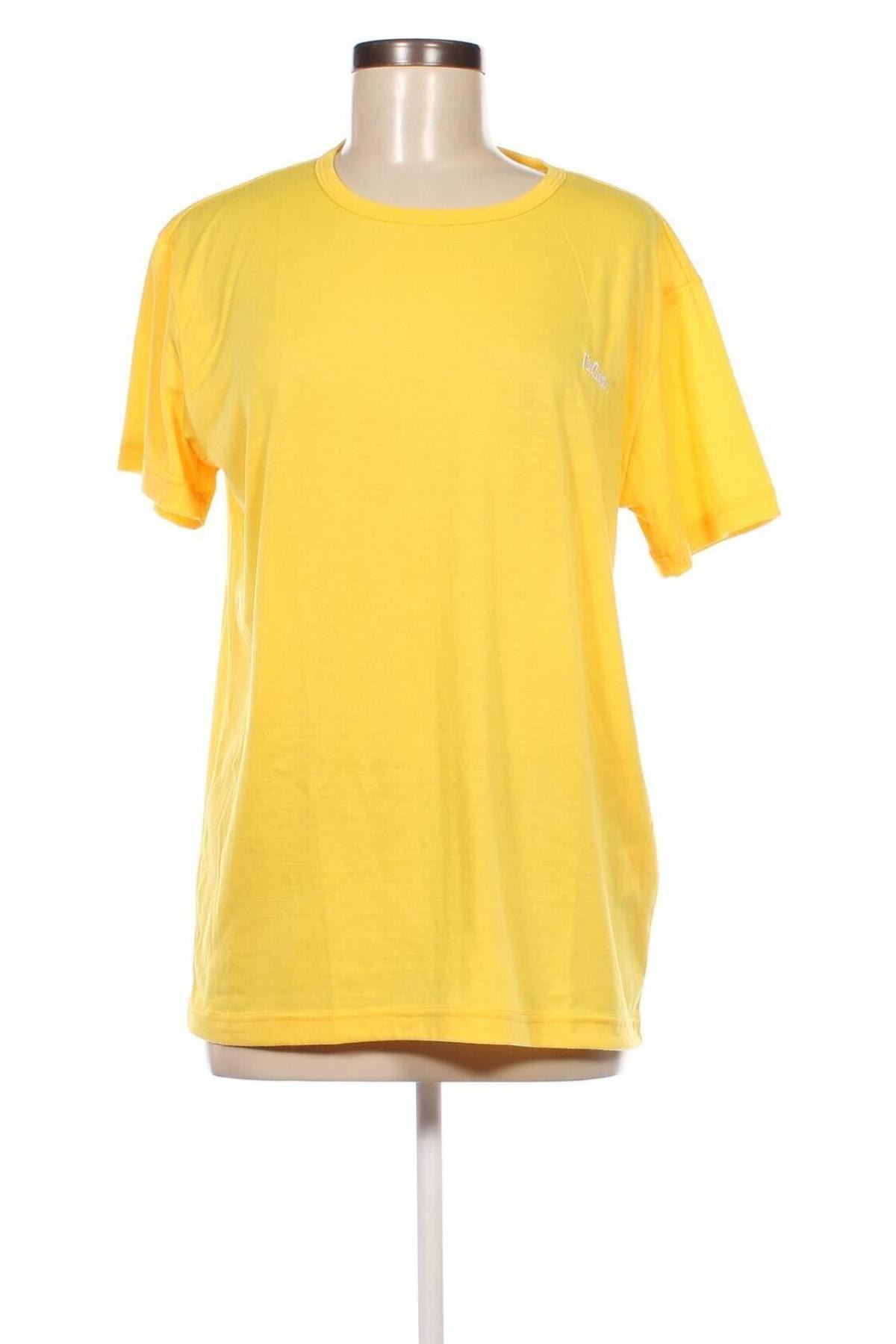 Γυναικείο t-shirt Lee Cooper, Μέγεθος L, Χρώμα Κίτρινο, Τιμή 5,99 €