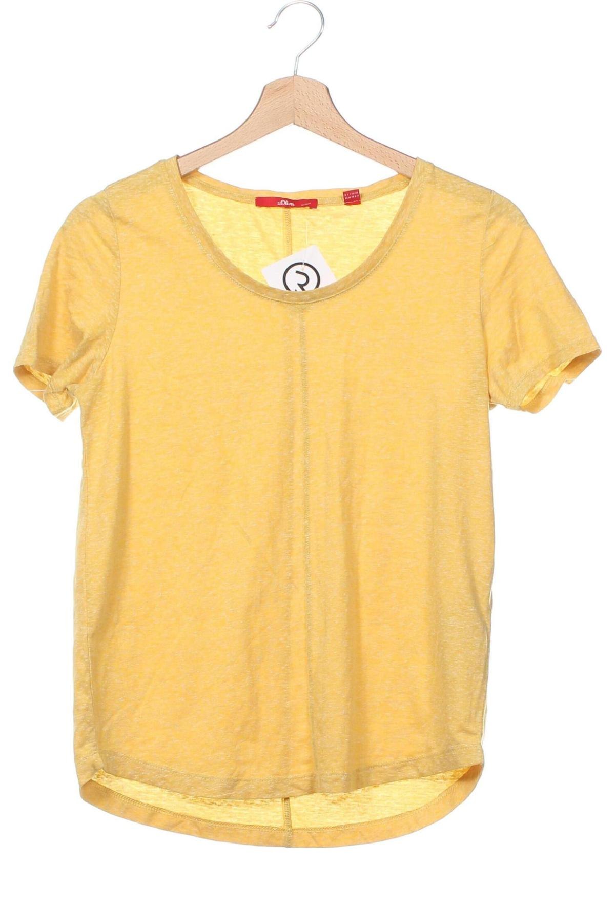 Damen T-Shirt S.Oliver, Größe XS, Farbe Gelb, Preis € 4,99