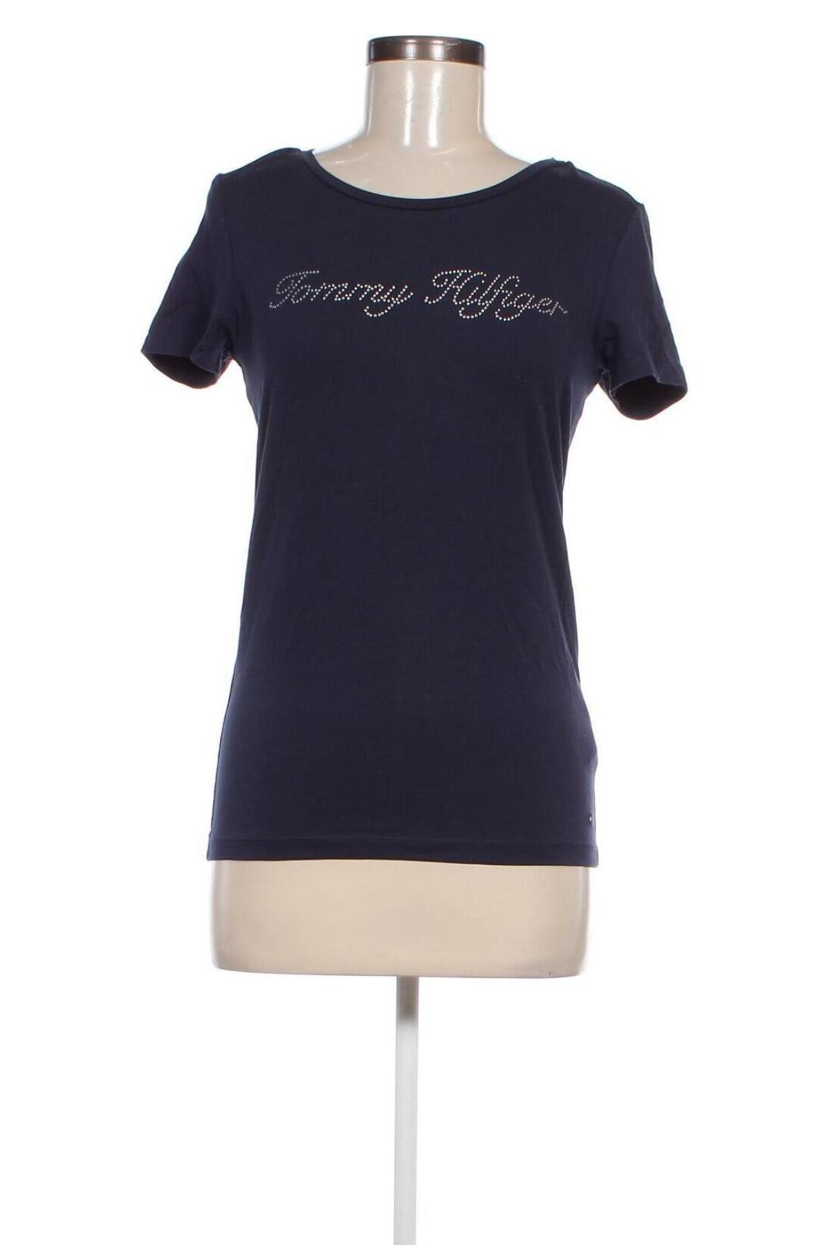 Γυναικείο t-shirt Tommy Hilfiger, Μέγεθος S, Χρώμα Μπλέ, Τιμή 17,00 €