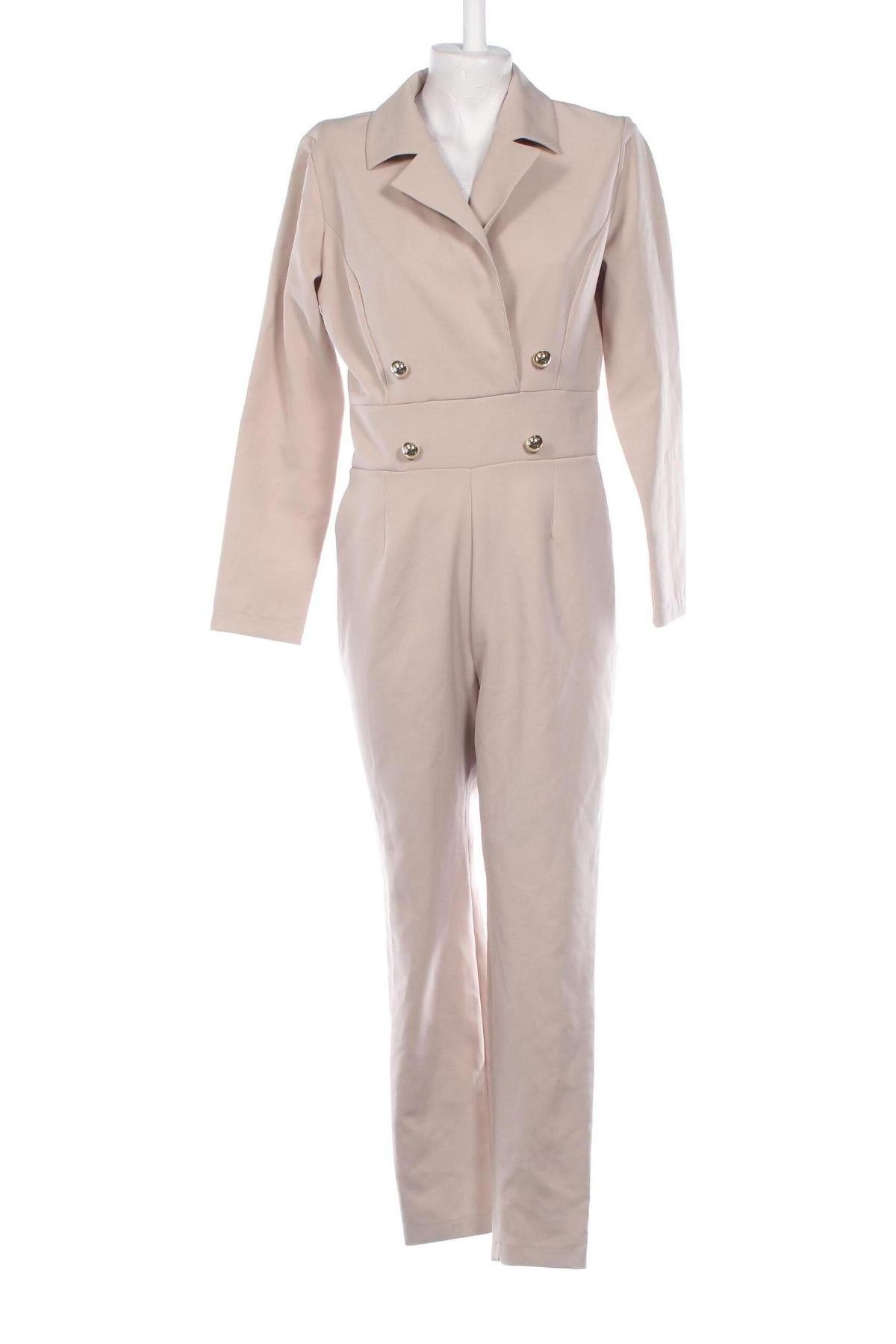 Langer Damen-Overall, Größe L, Farbe Beige, Preis 27,99 €