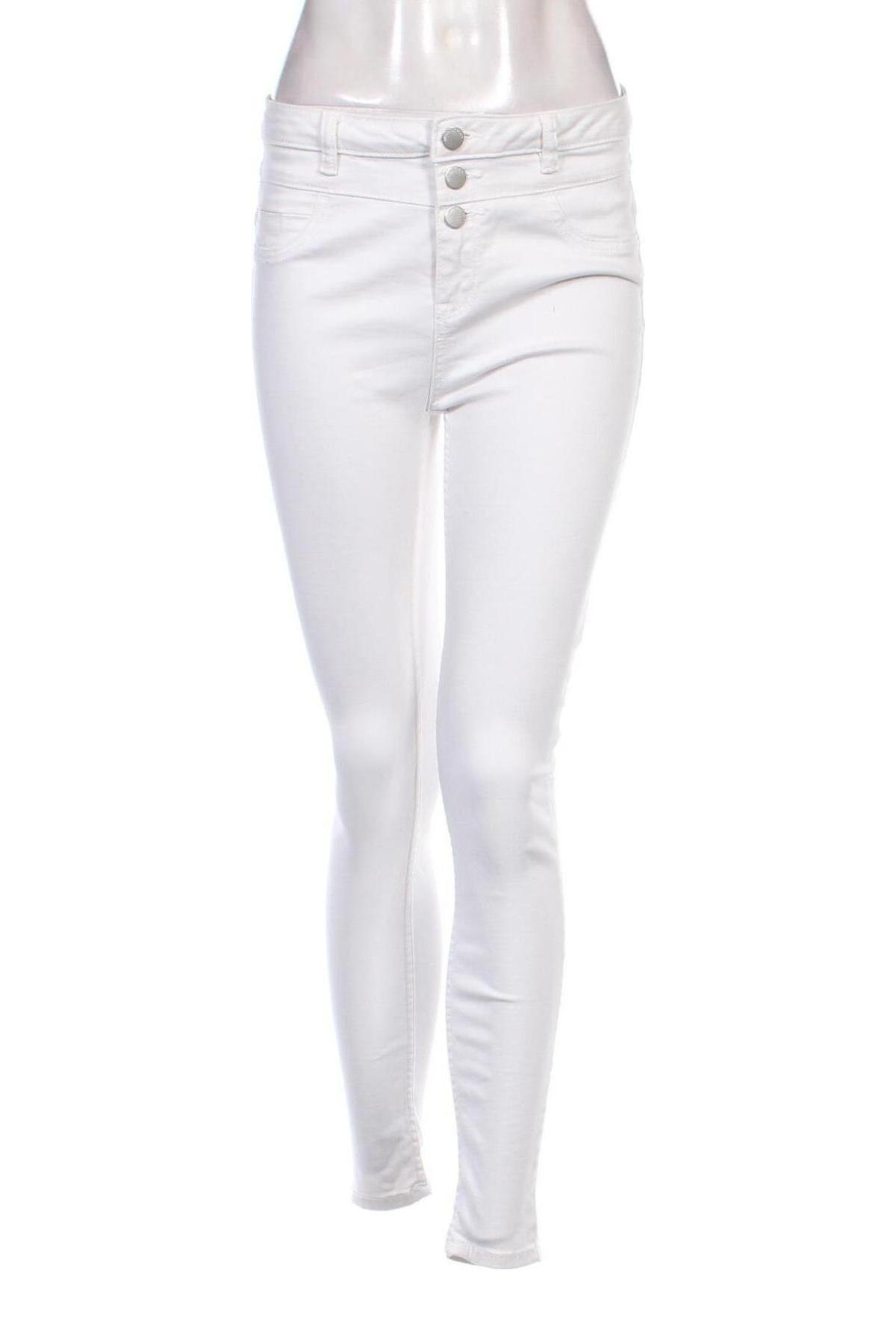 Damskie jeansy New Look, Rozmiar M, Kolor Biały, Cena 43,99 zł