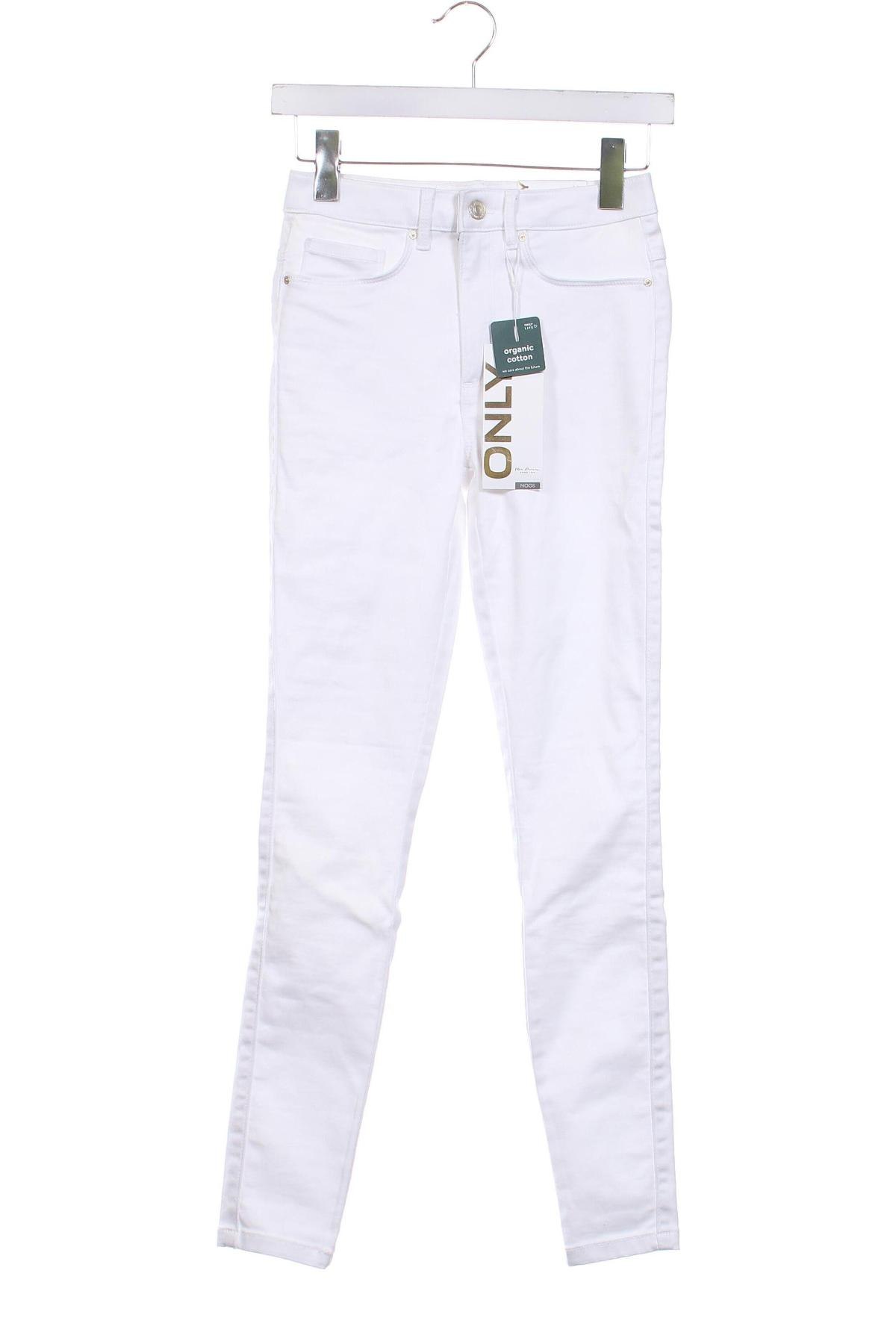 Damskie jeansy ONLY, Rozmiar S, Kolor Biały, Cena 88,99 zł