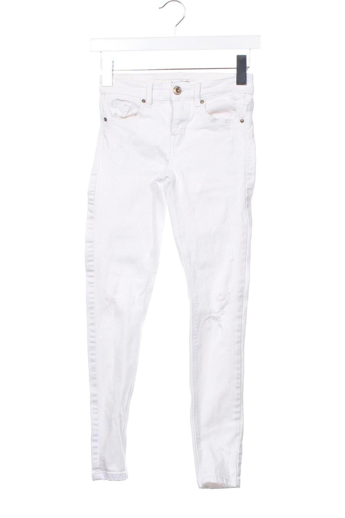 Damskie jeansy Stradivarius, Rozmiar XXS, Kolor Biały, Cena 43,99 zł