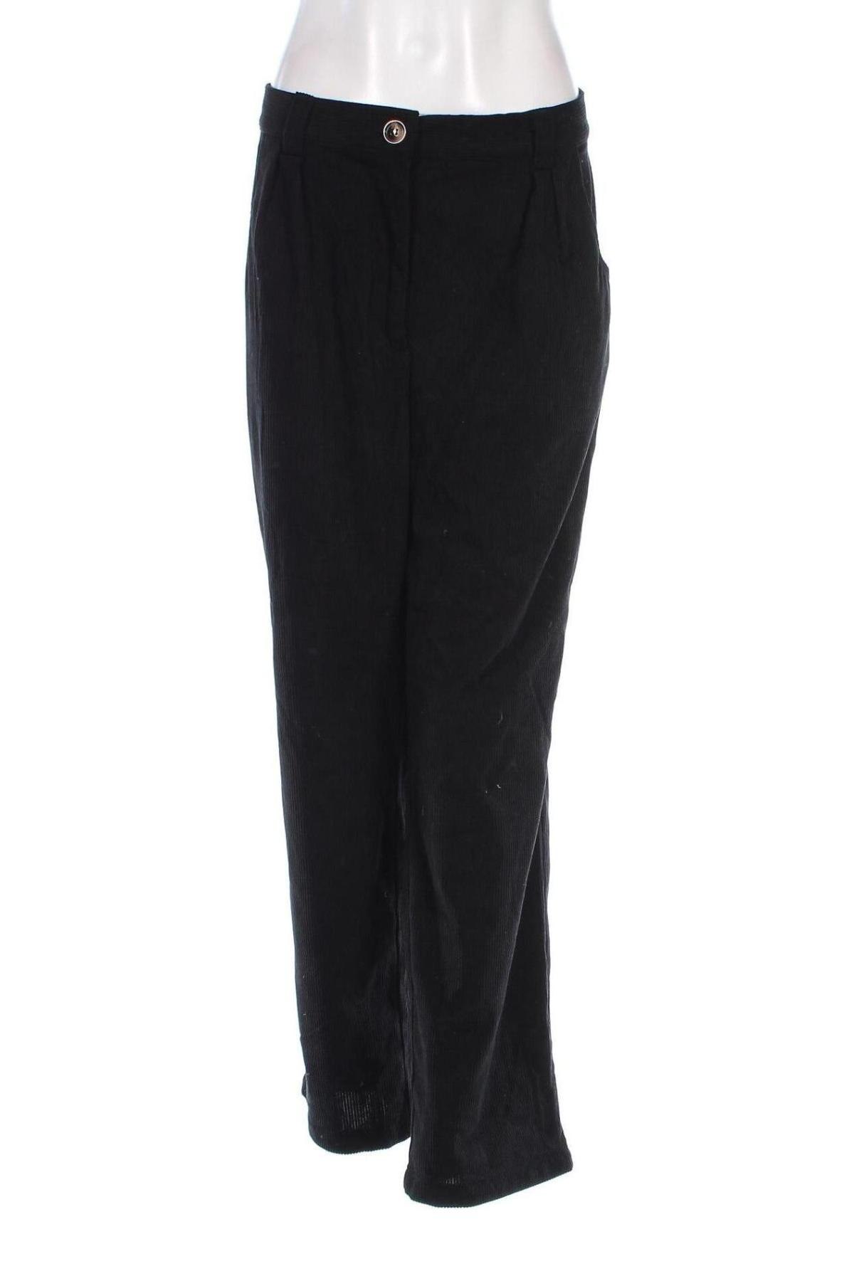 Pantaloni de velvet de femei, Mărime XXL, Culoare Negru, Preț 52,99 Lei