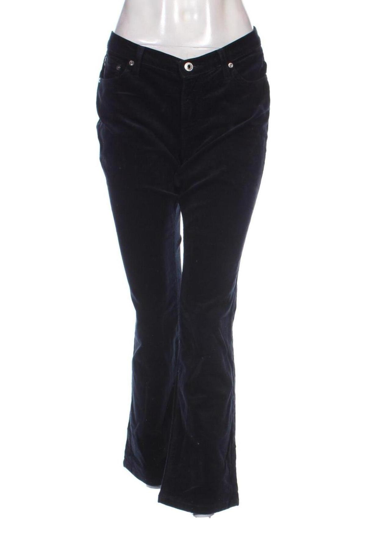 Pantaloni de velvet de femei Adriano Goldschmied, Mărime L, Culoare Albastru, Preț 135,99 Lei