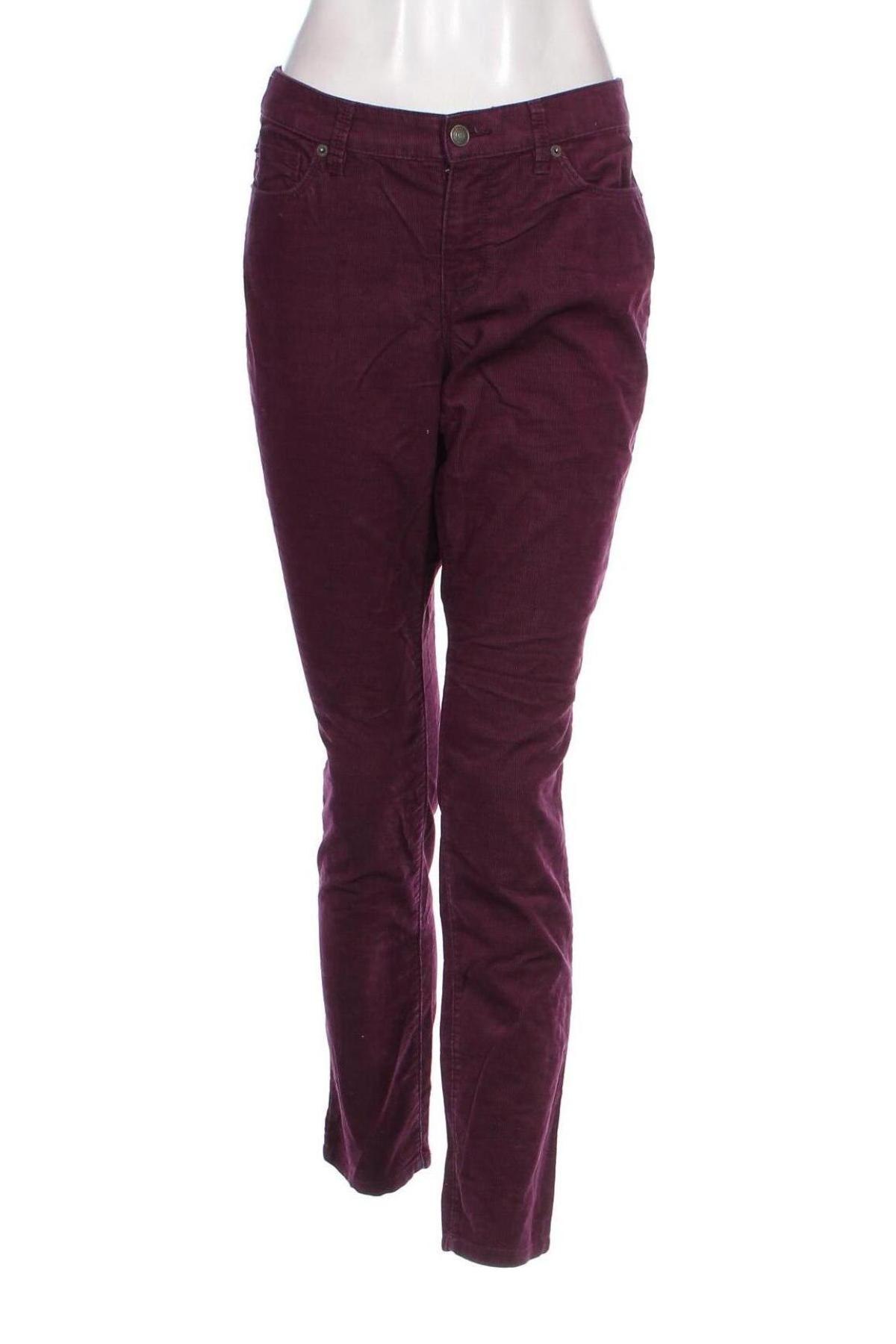 Damen Cordhose Ann Taylor, Größe L, Farbe Rot, Preis € 9,99