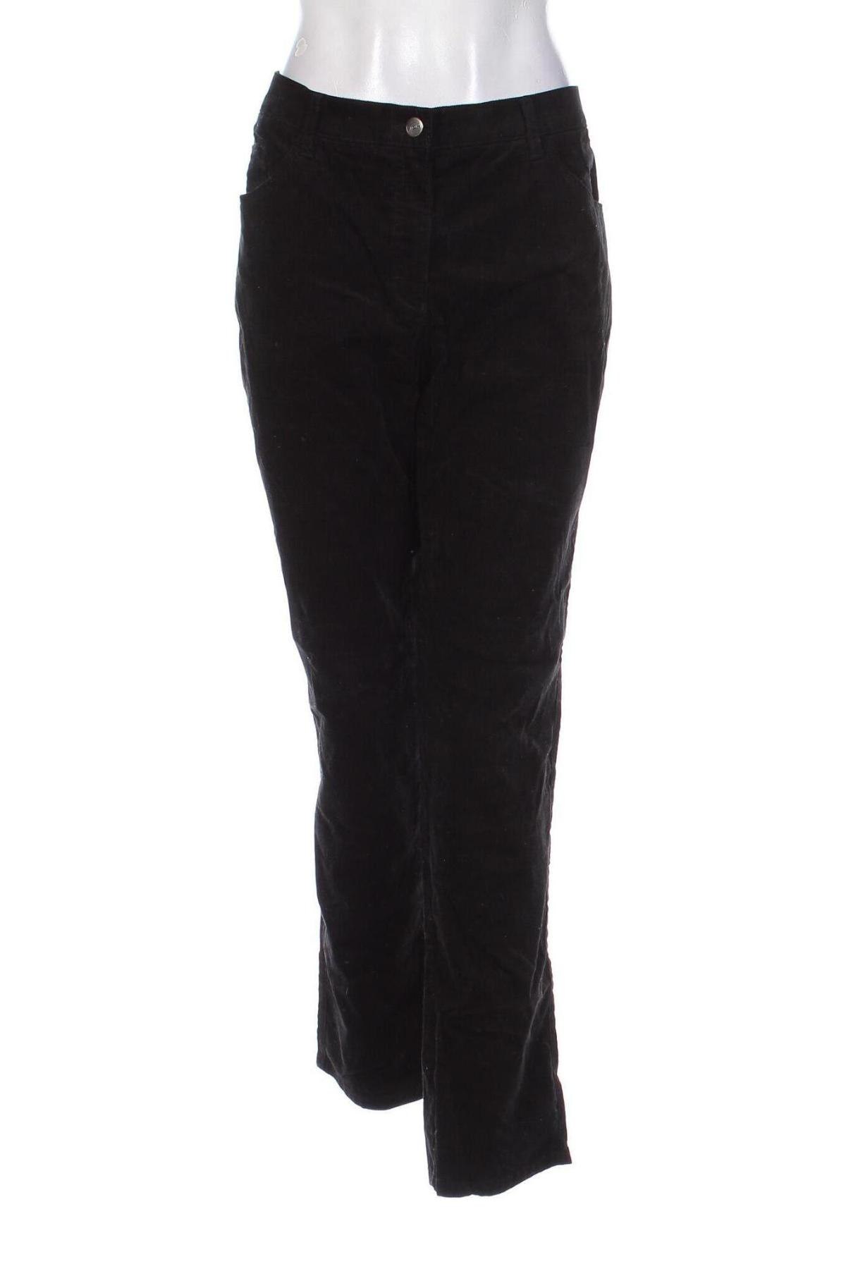 Pantaloni de velvet de femei Brax, Mărime XXL, Culoare Negru, Preț 112,99 Lei