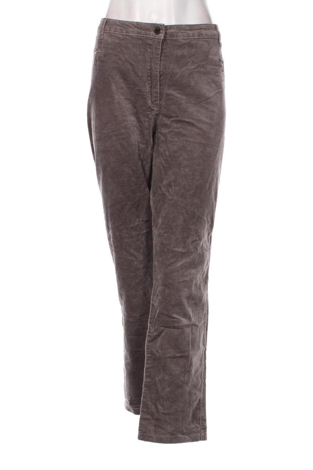 Damen Cordhose Canda, Größe XXL, Farbe Grau, Preis € 10,49