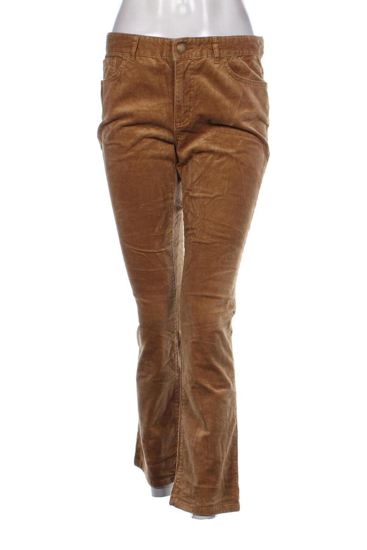 Pantaloni de velvet de femei Chaps, Mărime M, Culoare Bej, Preț 38,99 Lei