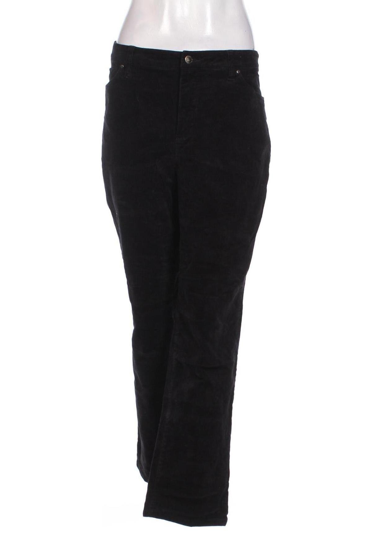 Pantaloni de velvet de femei Charter Club, Mărime XL, Culoare Negru, Preț 157,99 Lei