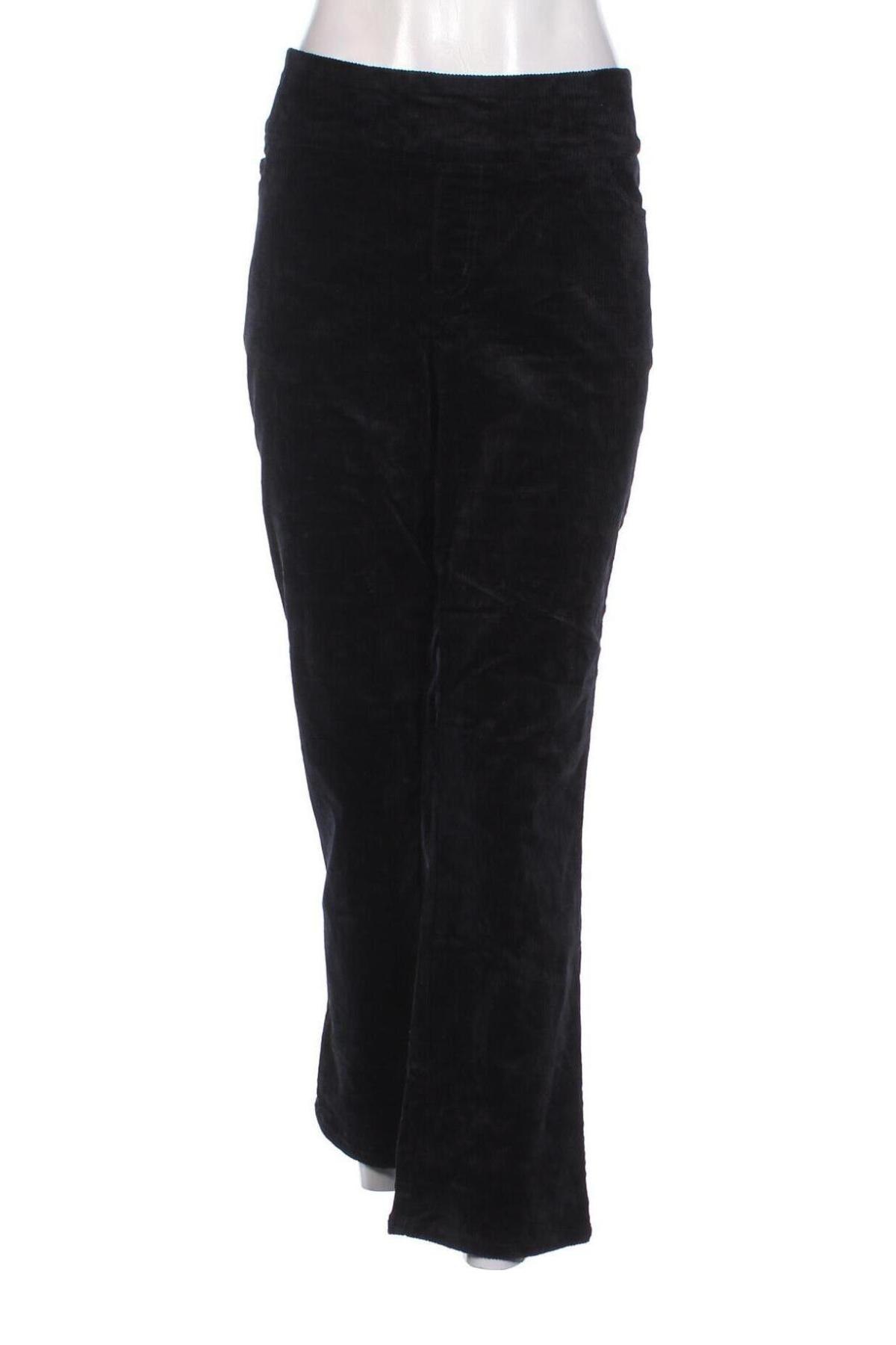 Pantaloni de velvet de femei D&Co, Mărime XL, Culoare Negru, Preț 48,99 Lei