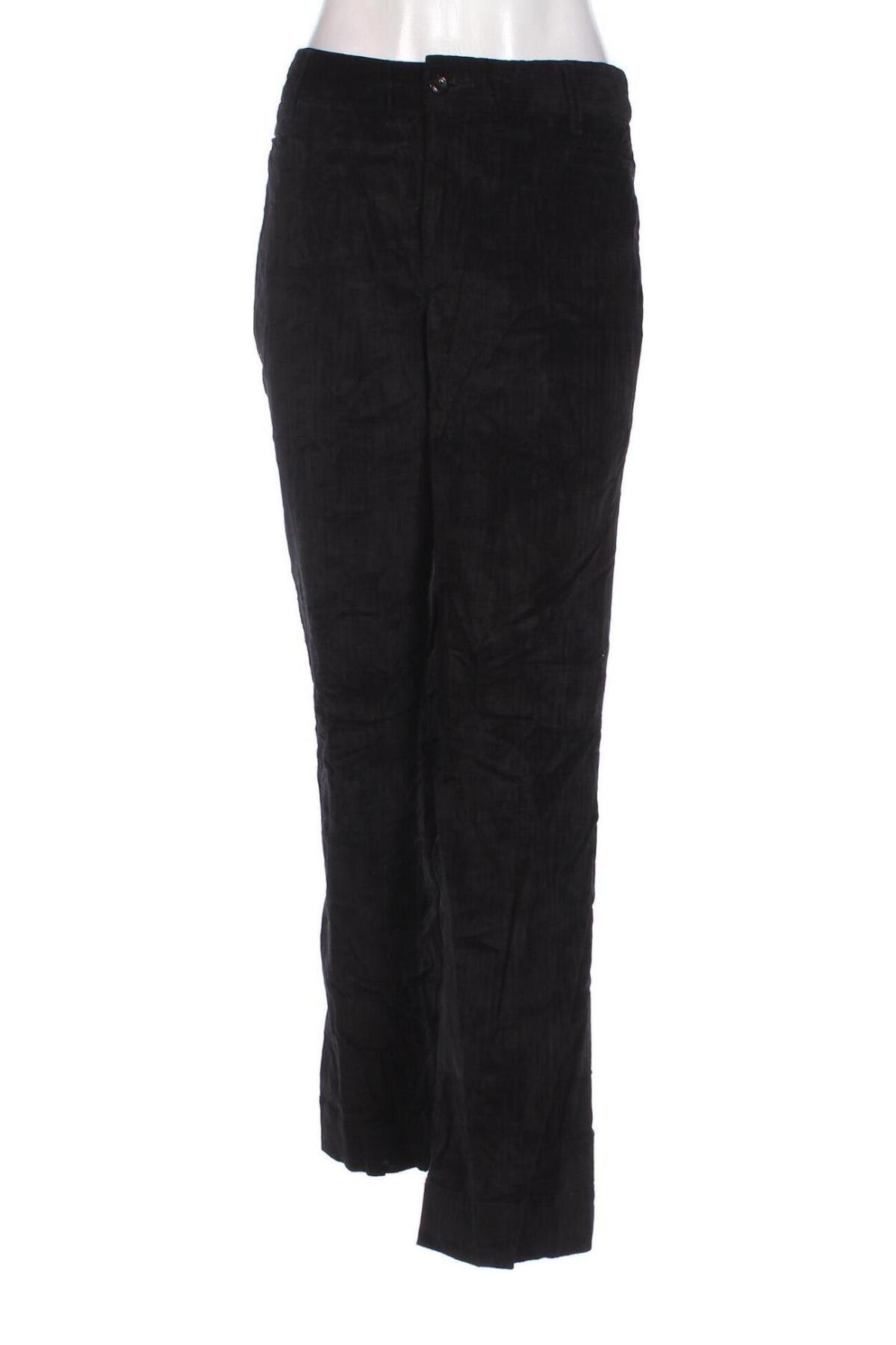 Pantaloni de velvet de femei Dressbarn, Mărime L, Culoare Negru, Preț 43,99 Lei