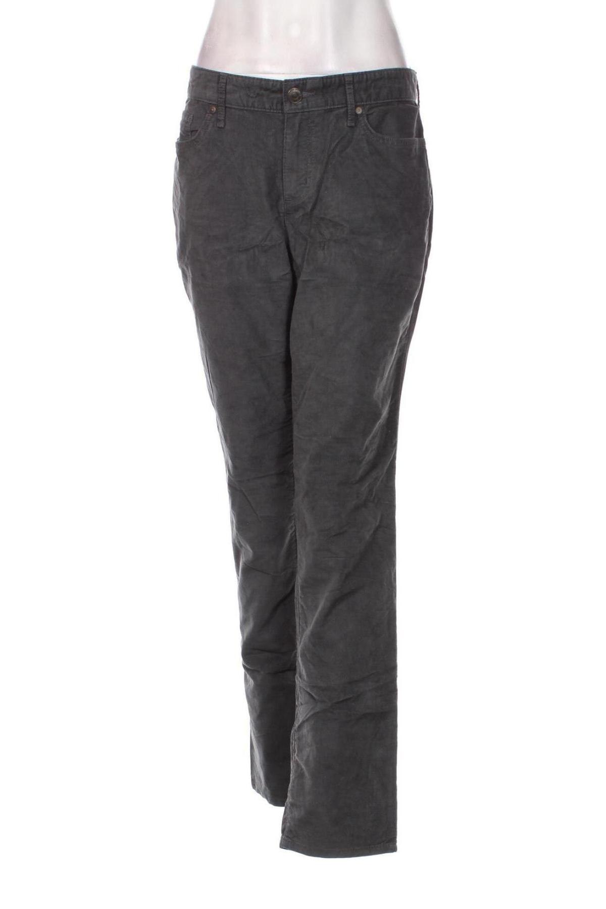 Pantaloni de velvet de femei Eddie Bauer, Mărime L, Culoare Gri, Preț 112,99 Lei