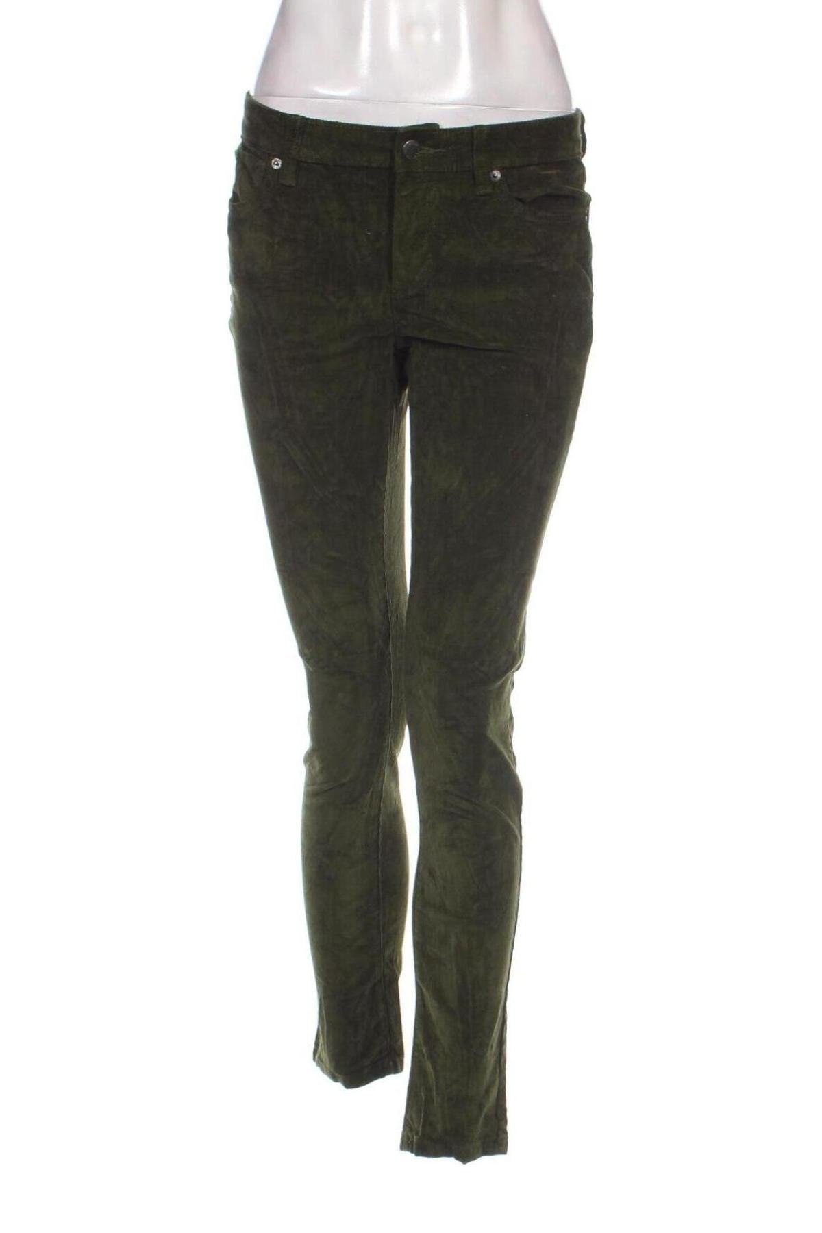 Pantaloni de velvet de femei Joe Fresh, Mărime S, Culoare Verde, Preț 38,99 Lei