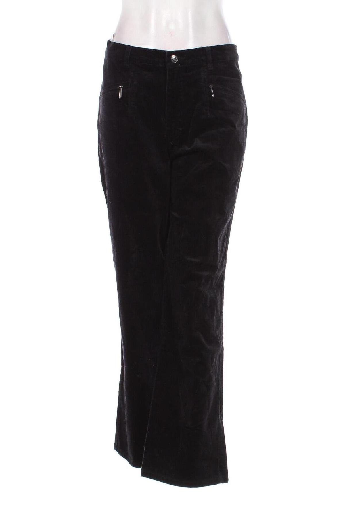 Pantaloni de velvet de femei Kingfield, Mărime XL, Culoare Negru, Preț 48,99 Lei