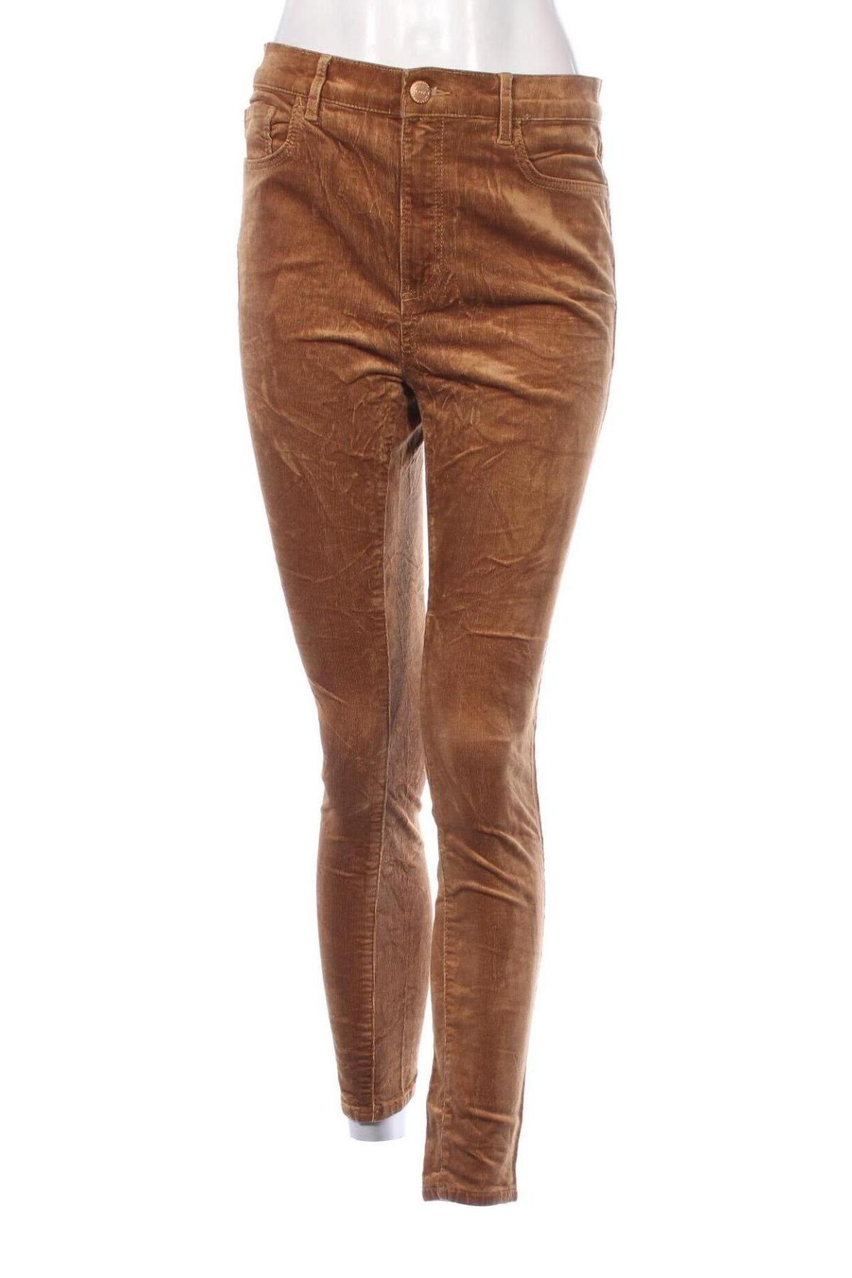 Pantaloni de velvet de femei Loft, Mărime S, Culoare Maro, Preț 223,99 Lei