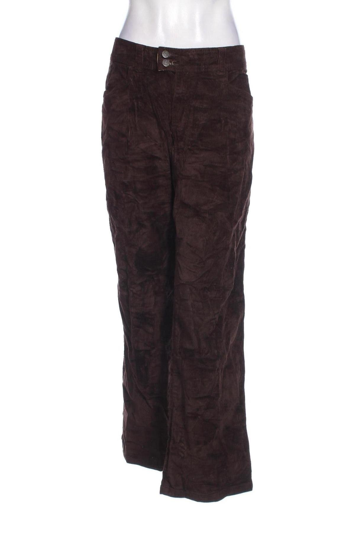 Pantaloni de velvet de femei Mountain Khakis, Mărime L, Culoare Maro, Preț 52,99 Lei