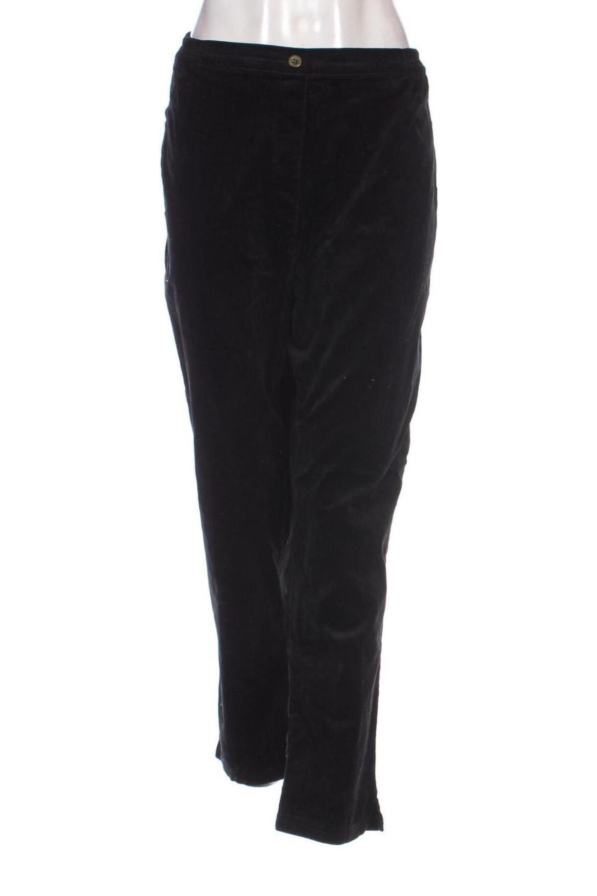 Pantaloni de velvet de femei New Fashion, Mărime XL, Culoare Negru, Preț 95,99 Lei