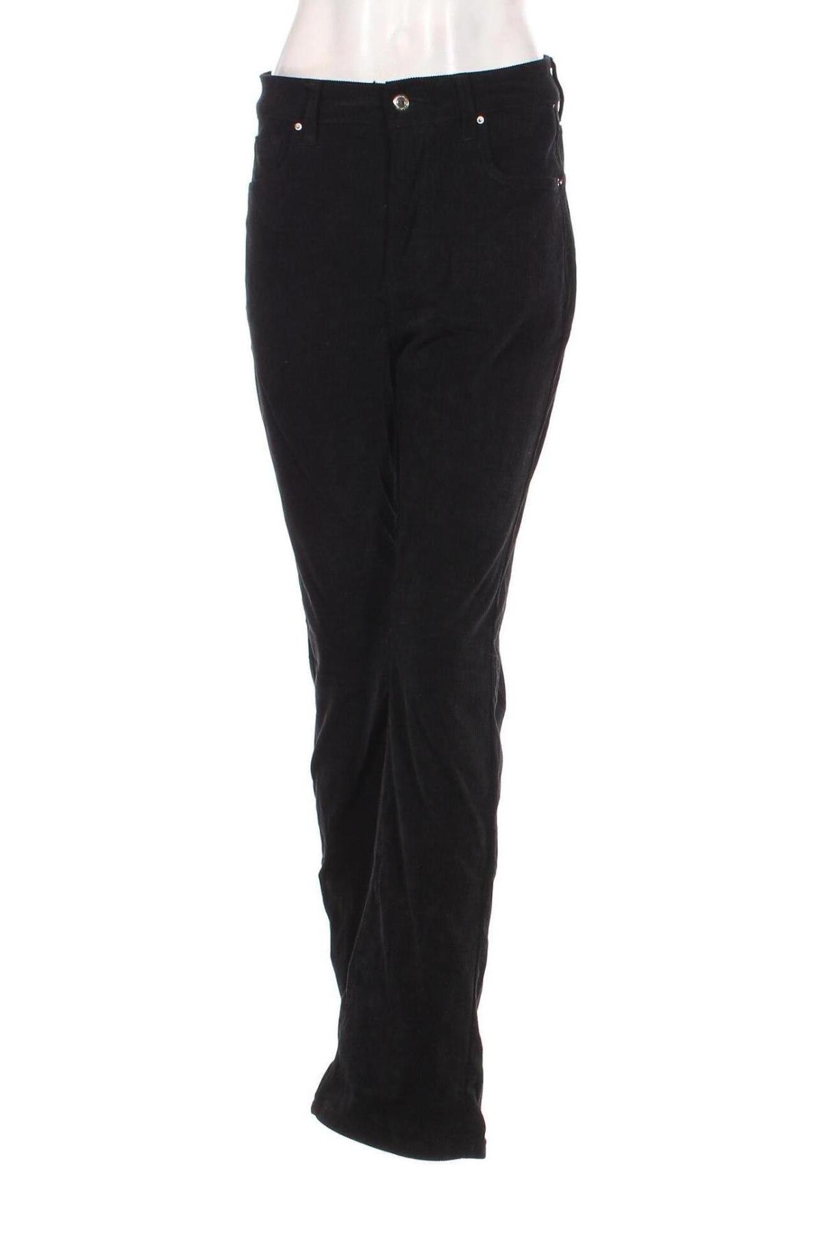 Pantaloni de velvet de femei SHEIN, Mărime M, Culoare Negru, Preț 38,99 Lei