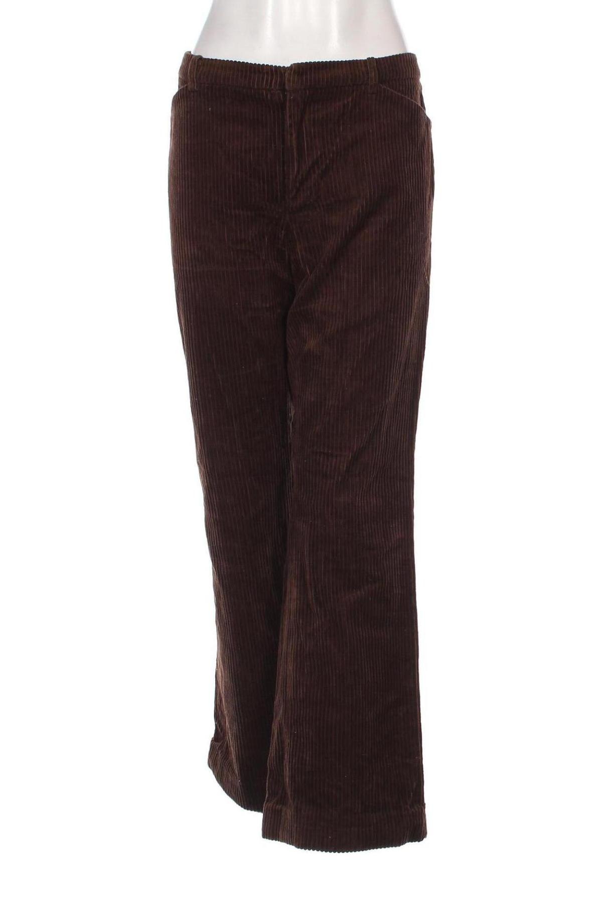 Pantaloni de velvet de femei Tommy Hilfiger, Mărime M, Culoare Maro, Preț 146,99 Lei