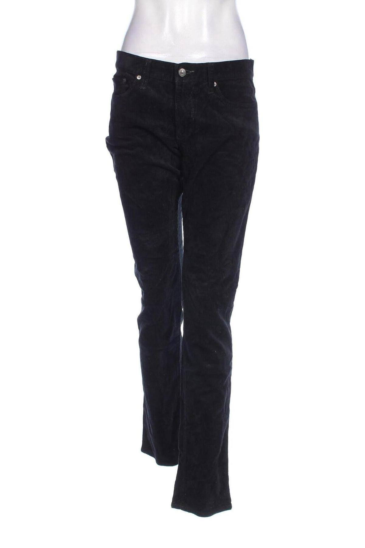 Pantaloni de velvet de femei Uniqlo, Mărime M, Culoare Negru, Preț 63,99 Lei