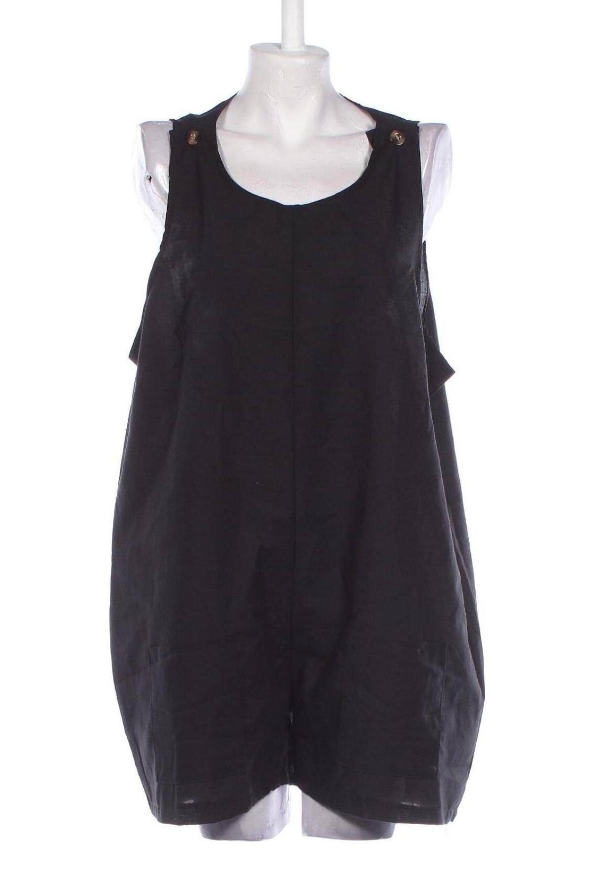 Women's short jumpsuit, Μέγεθος 4XL, Χρώμα Μαύρο, Τιμή 17,49 €