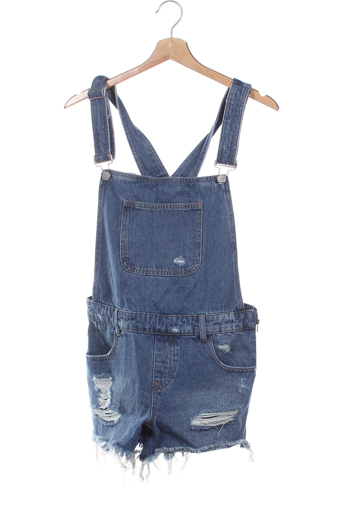 Kurzer Damenoverall Denim Co., Größe M, Farbe Blau, Preis 8,63 €