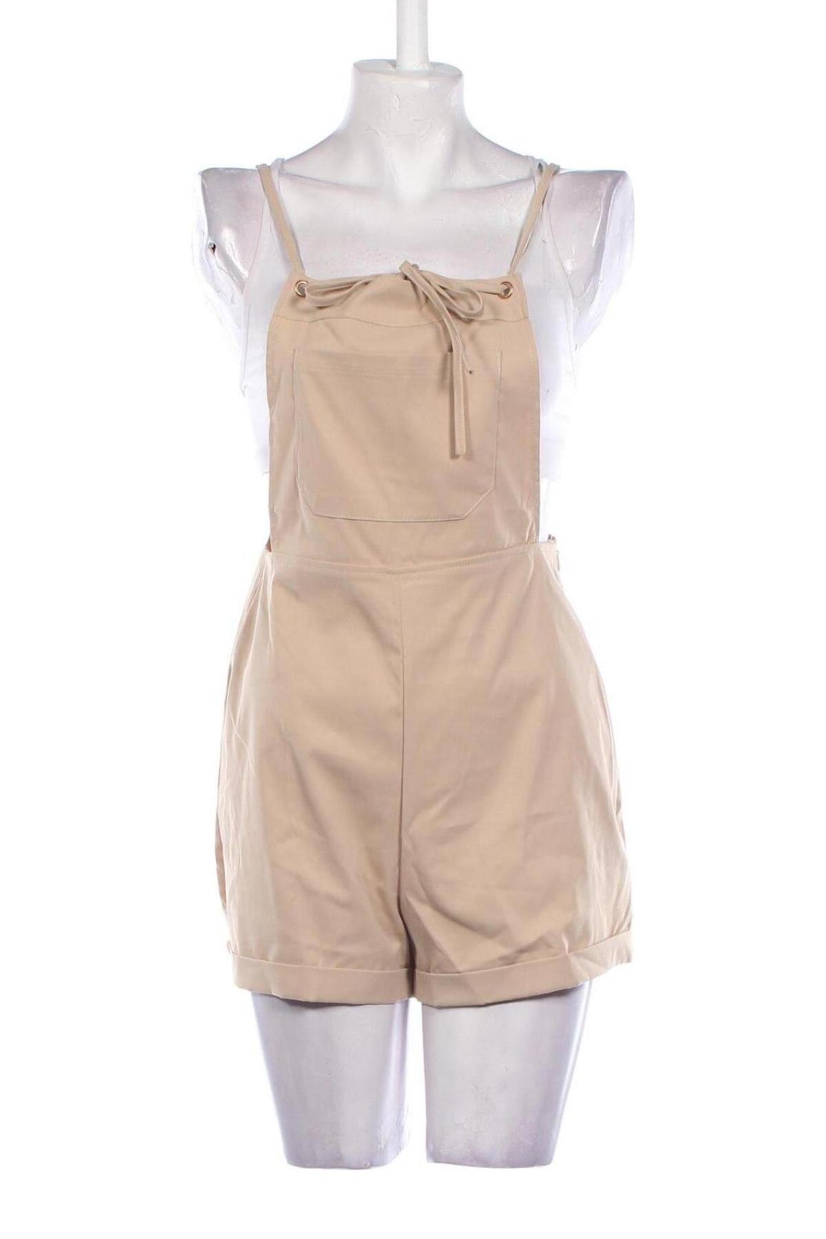 Kurzer Damenoverall SHEIN, Größe M, Farbe Beige, Preis € 14,99