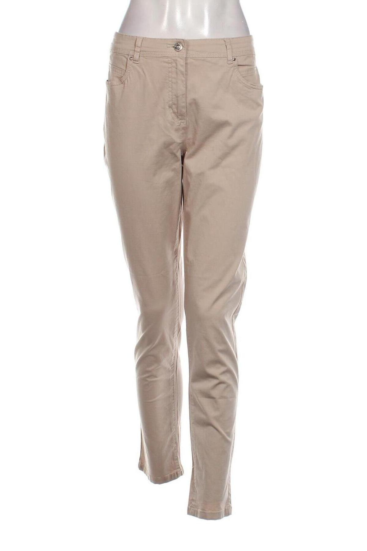 Damenhose Canda, Größe L, Farbe Beige, Preis 8,49 €