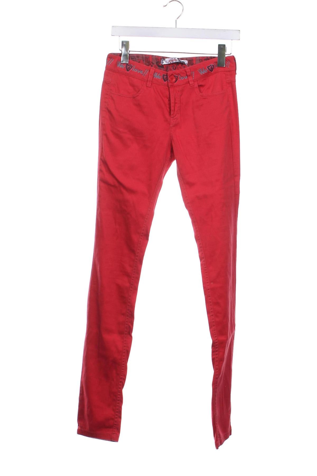 Damenhose Desigual, Größe XS, Farbe Rot, Preis 22,99 €