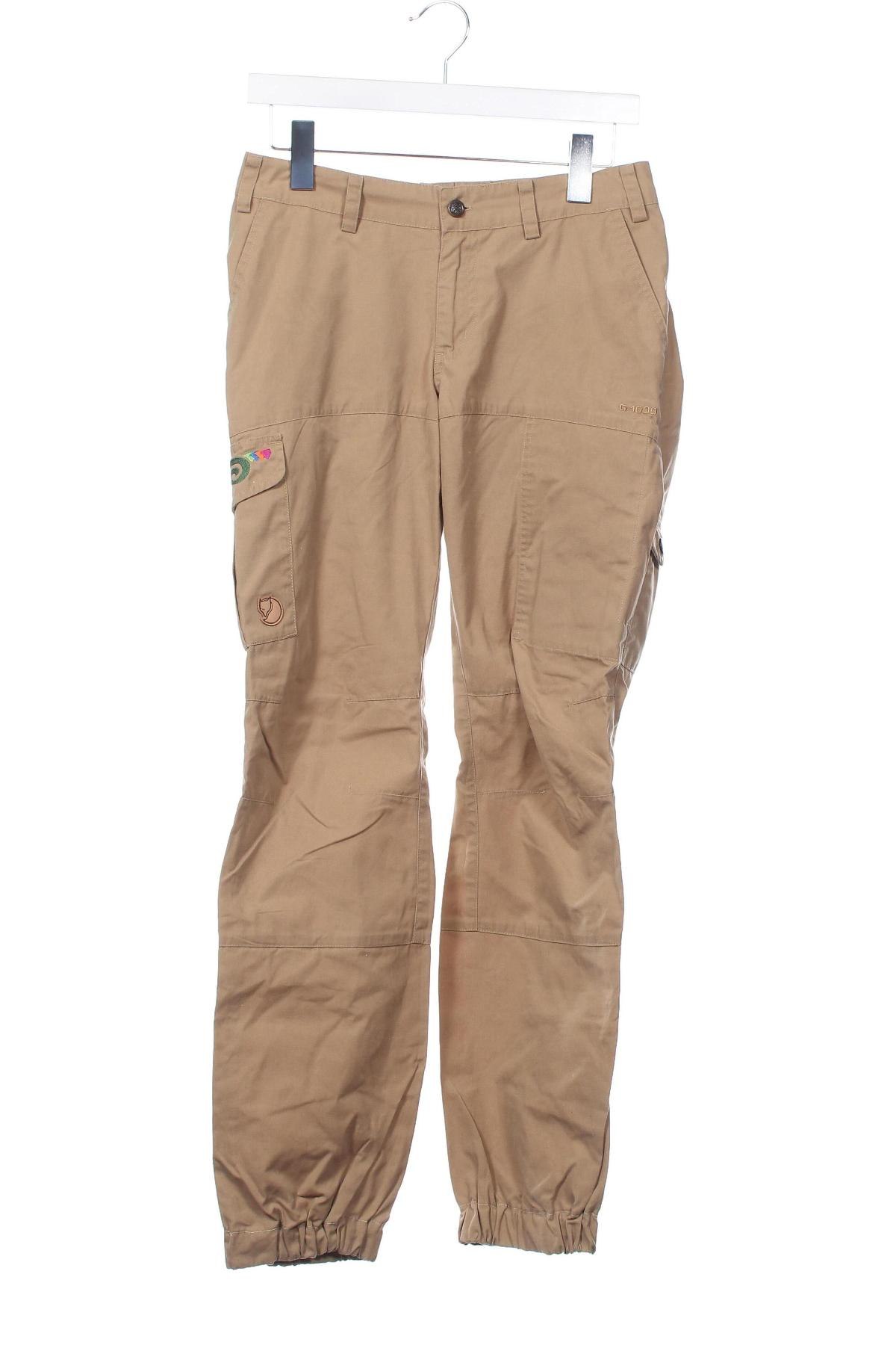 Pantaloni de femei Fjallraven, Mărime XS, Culoare Bej, Preț 258,47 Lei