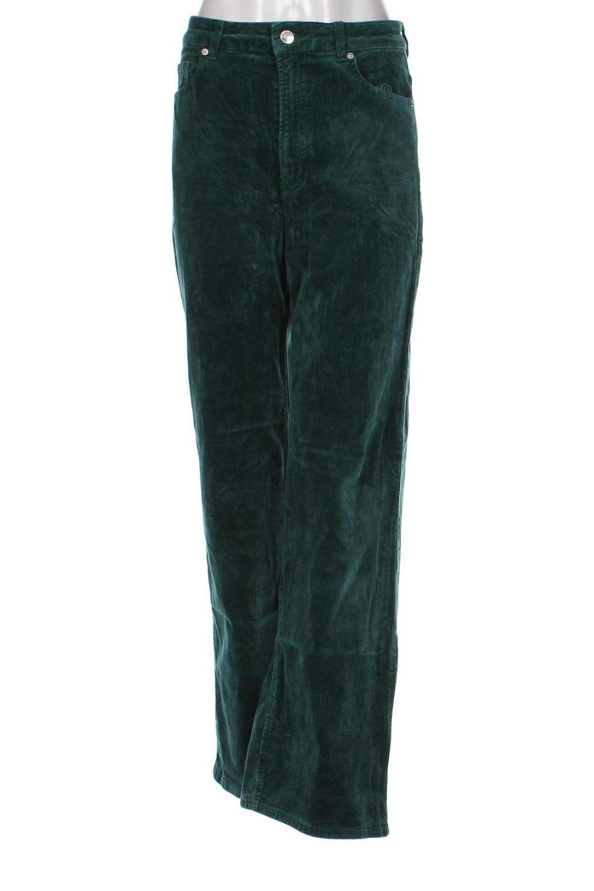 Pantaloni de femei H&M Divided, Mărime M, Culoare Verde, Preț 33,99 Lei